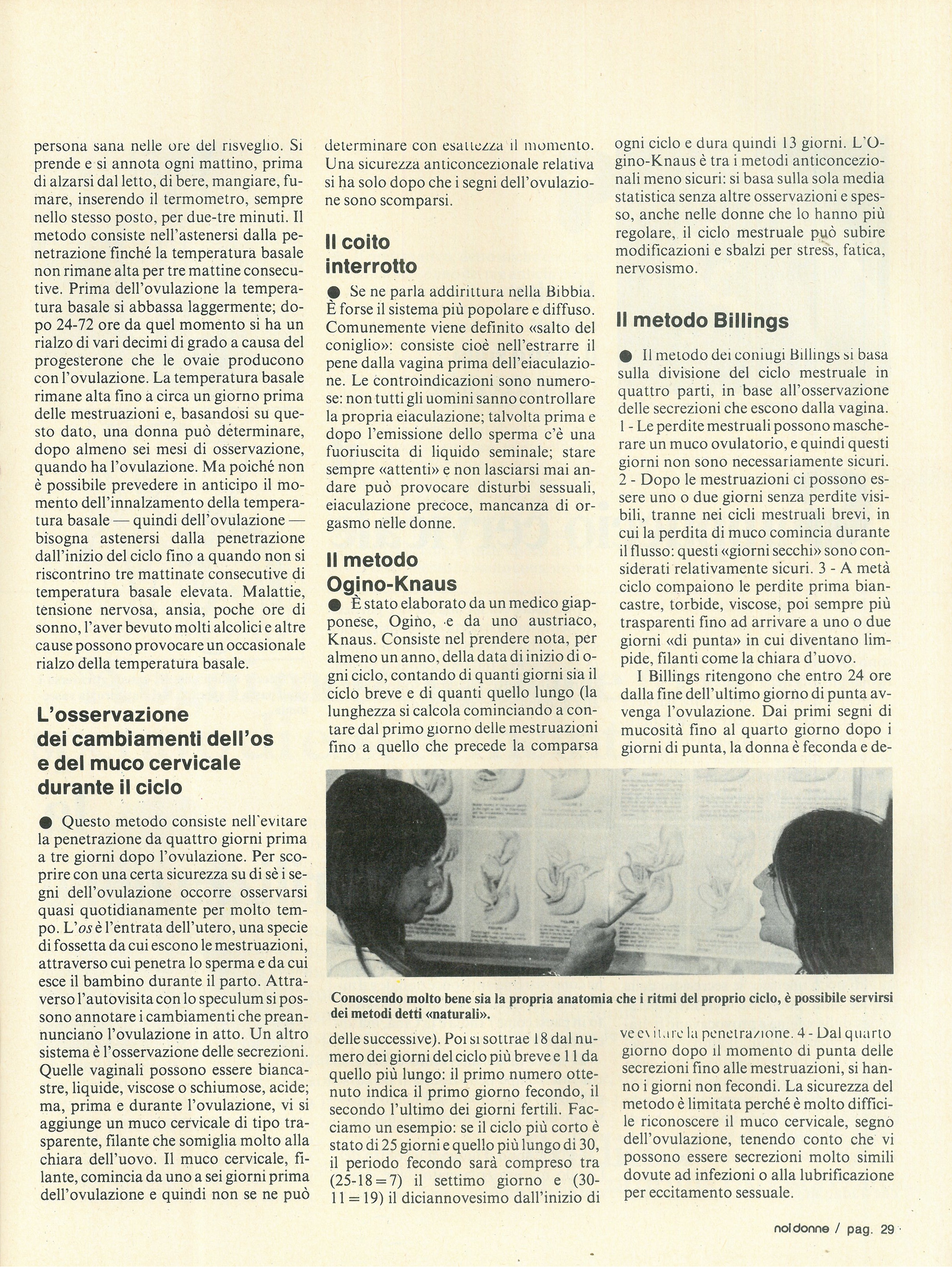 Foto: Il punto sulla contaccezione