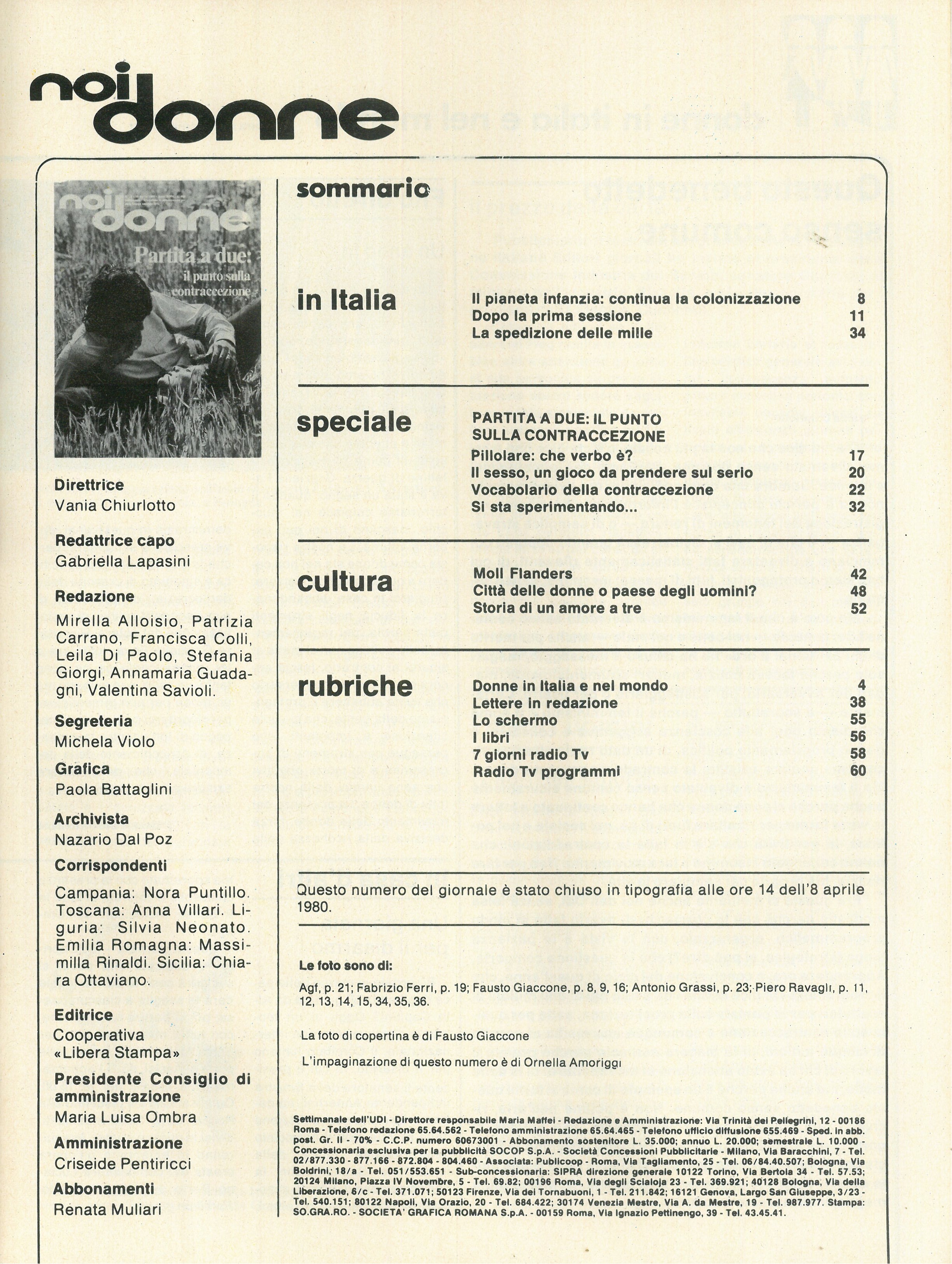 Foto: Il punto sulla contaccezione