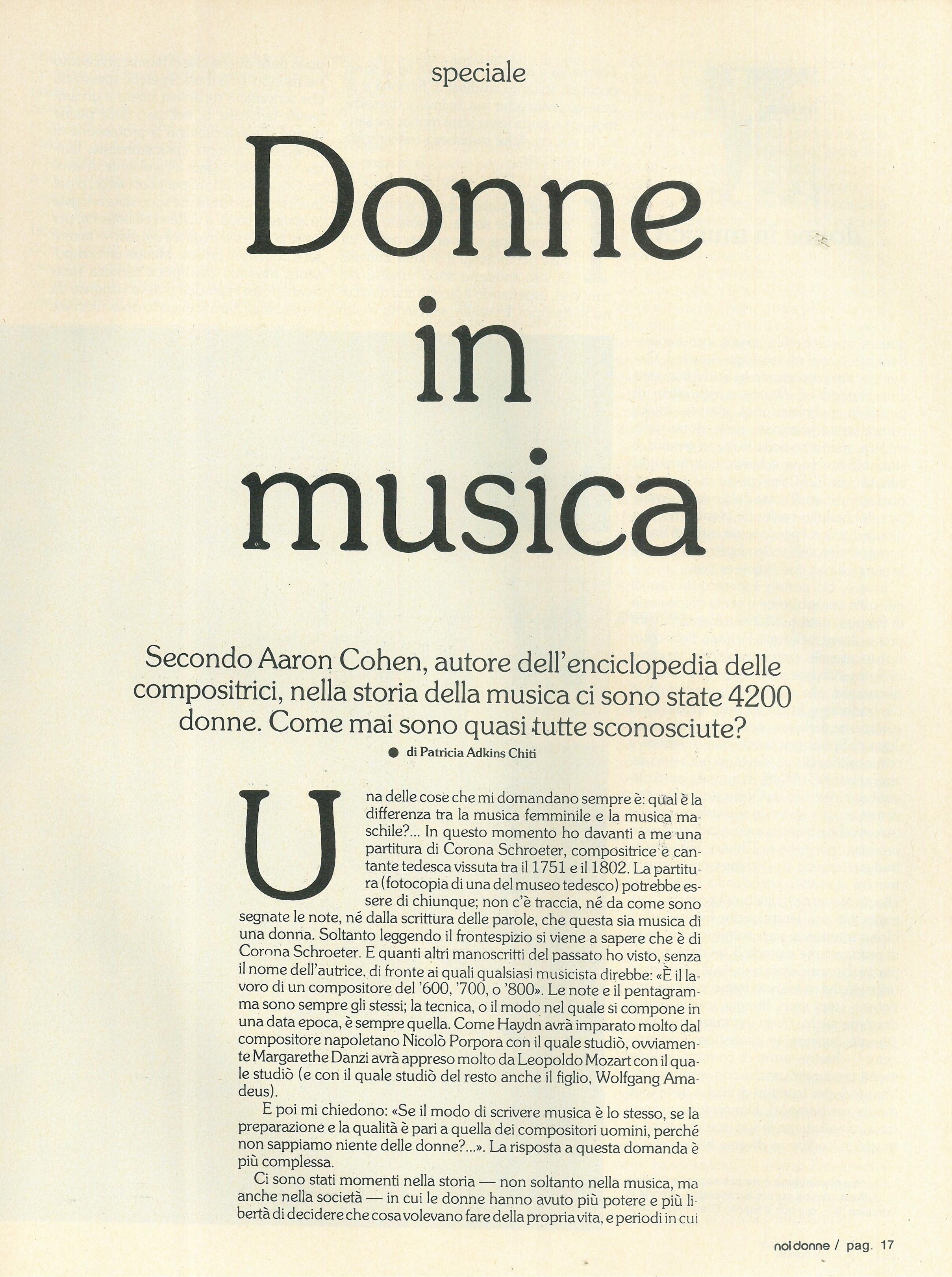 Foto: Donne in musica