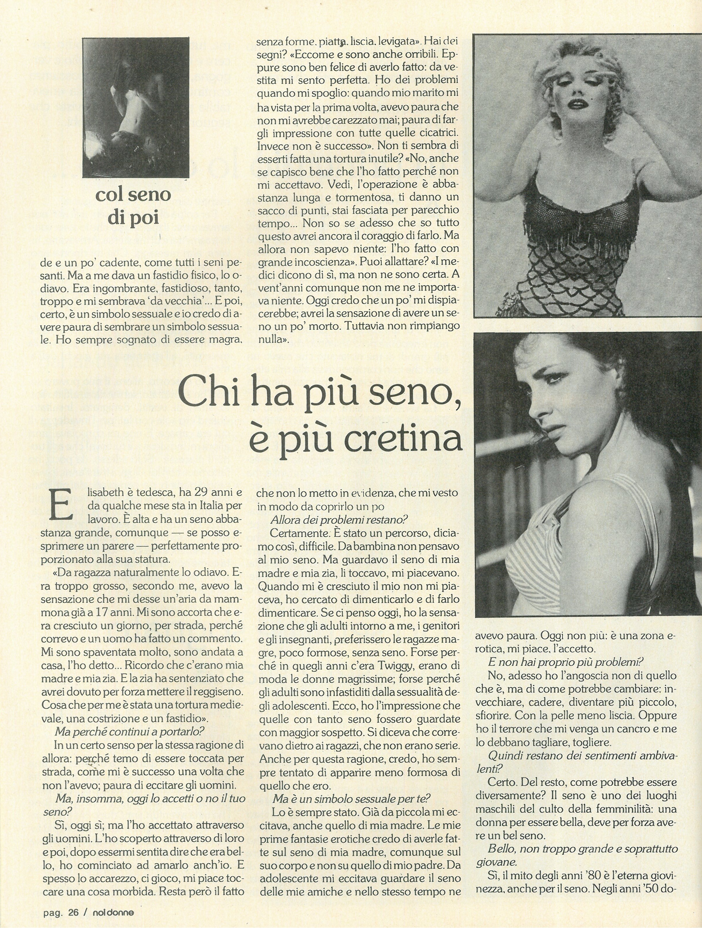 Foto: Col seno di poi