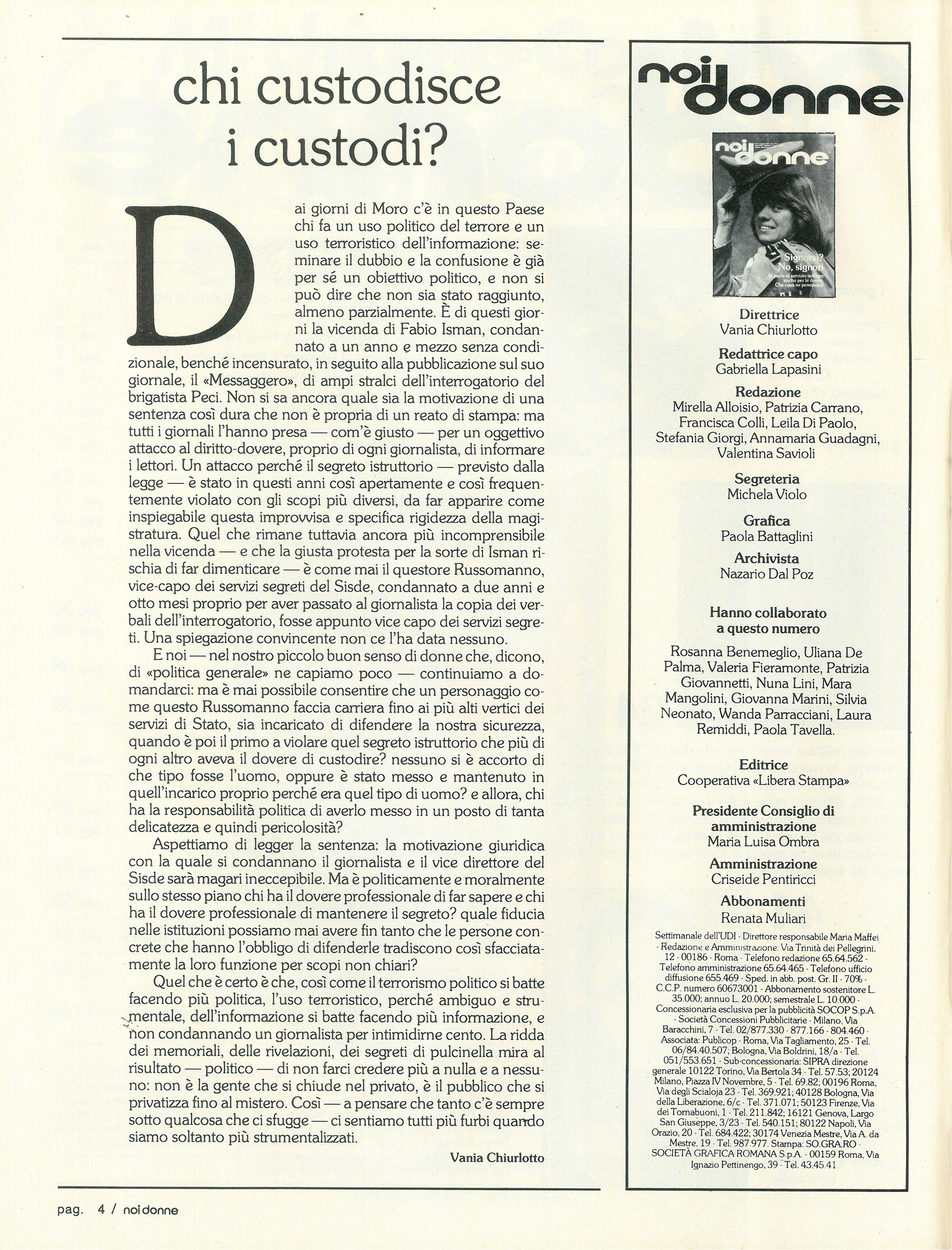 Foto: Signorsì? No, signori