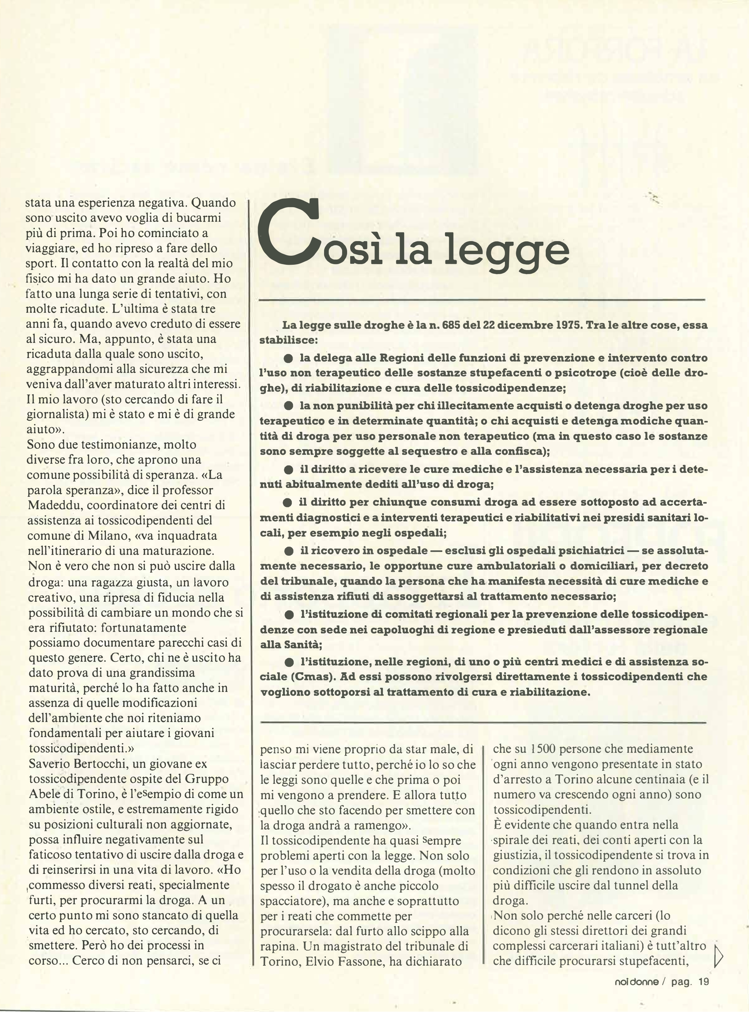 Foto: Eroina:come uscirne