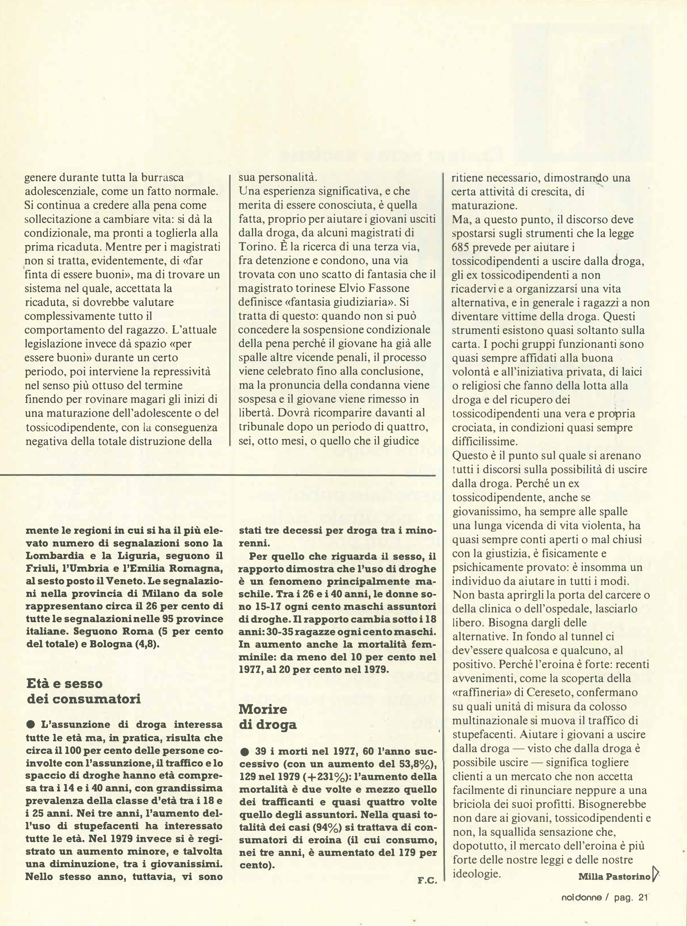 Foto: Eroina:come uscirne