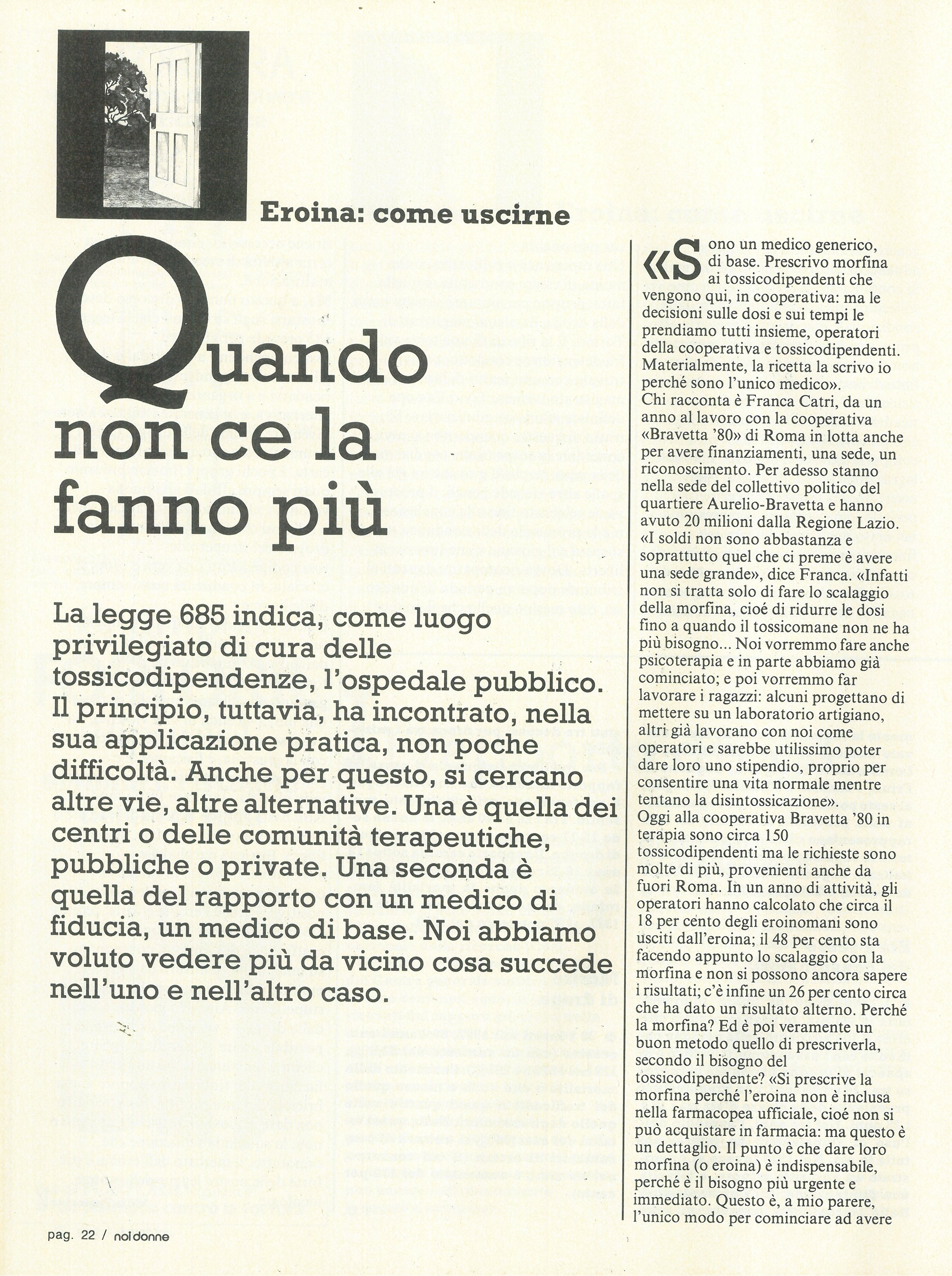 Foto: Eroina:come uscirne