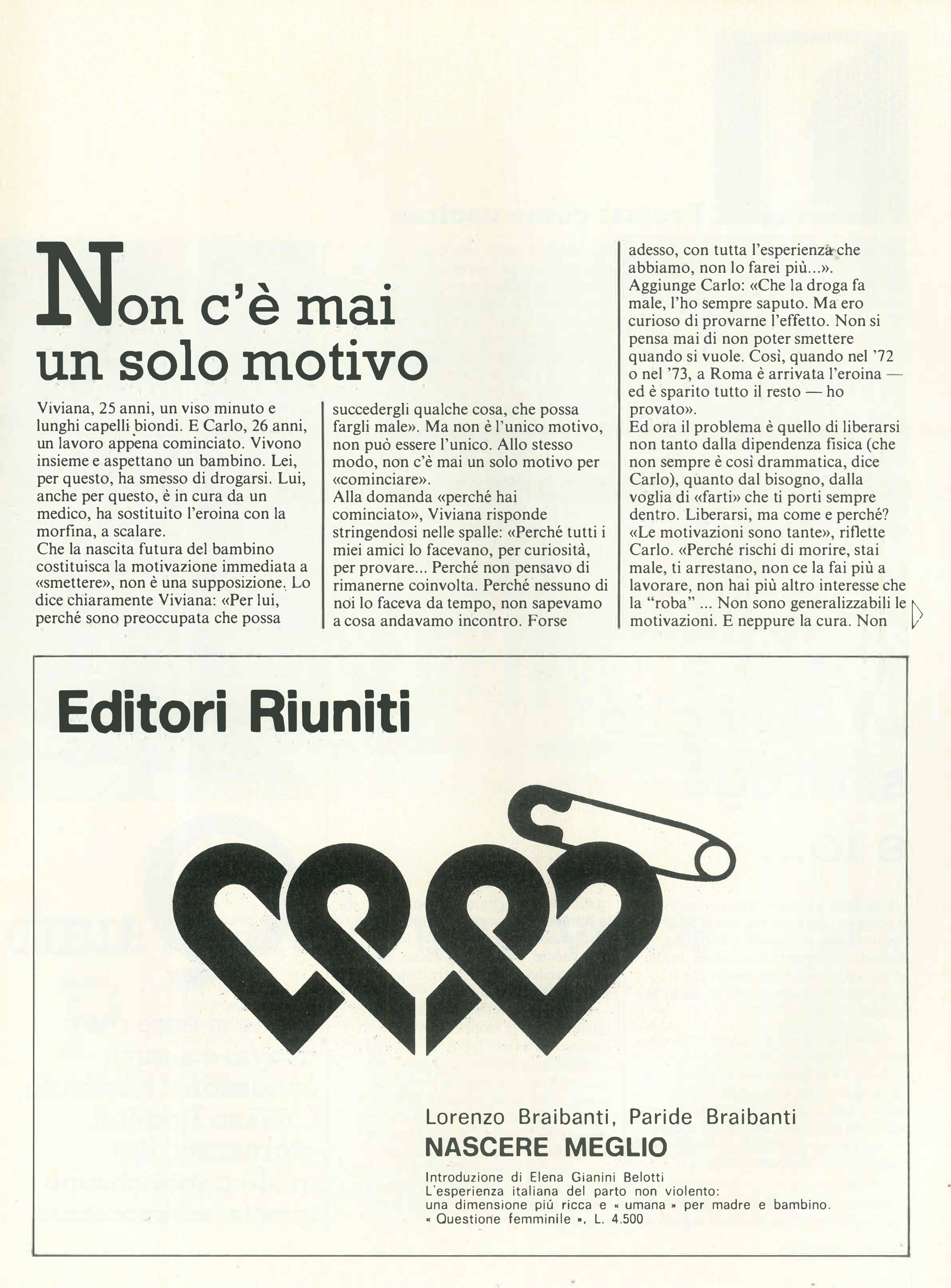 Foto: Eroina:come uscirne