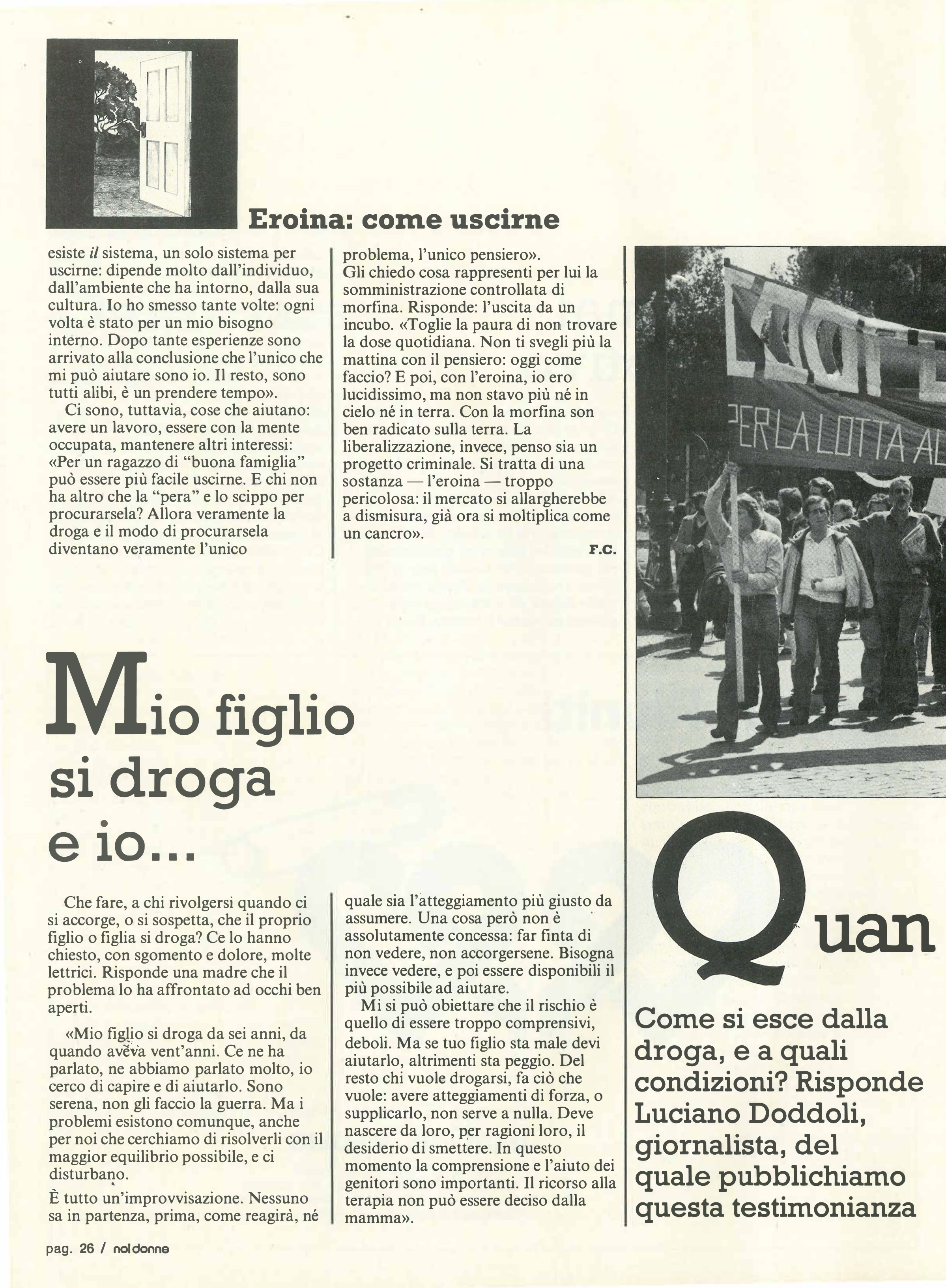 Foto: Eroina:come uscirne