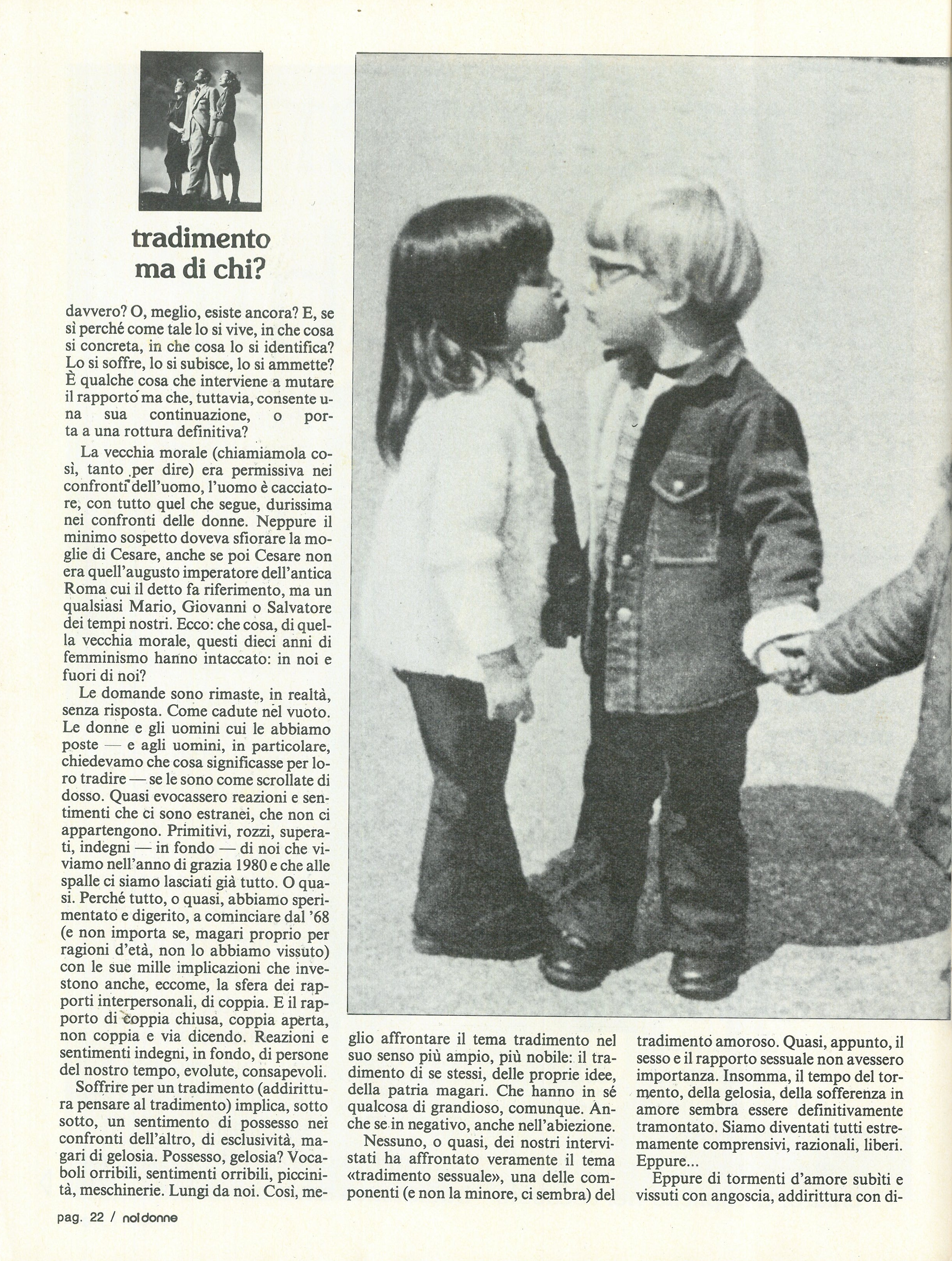 Foto: Il tradimento amoroso esiste ancora?