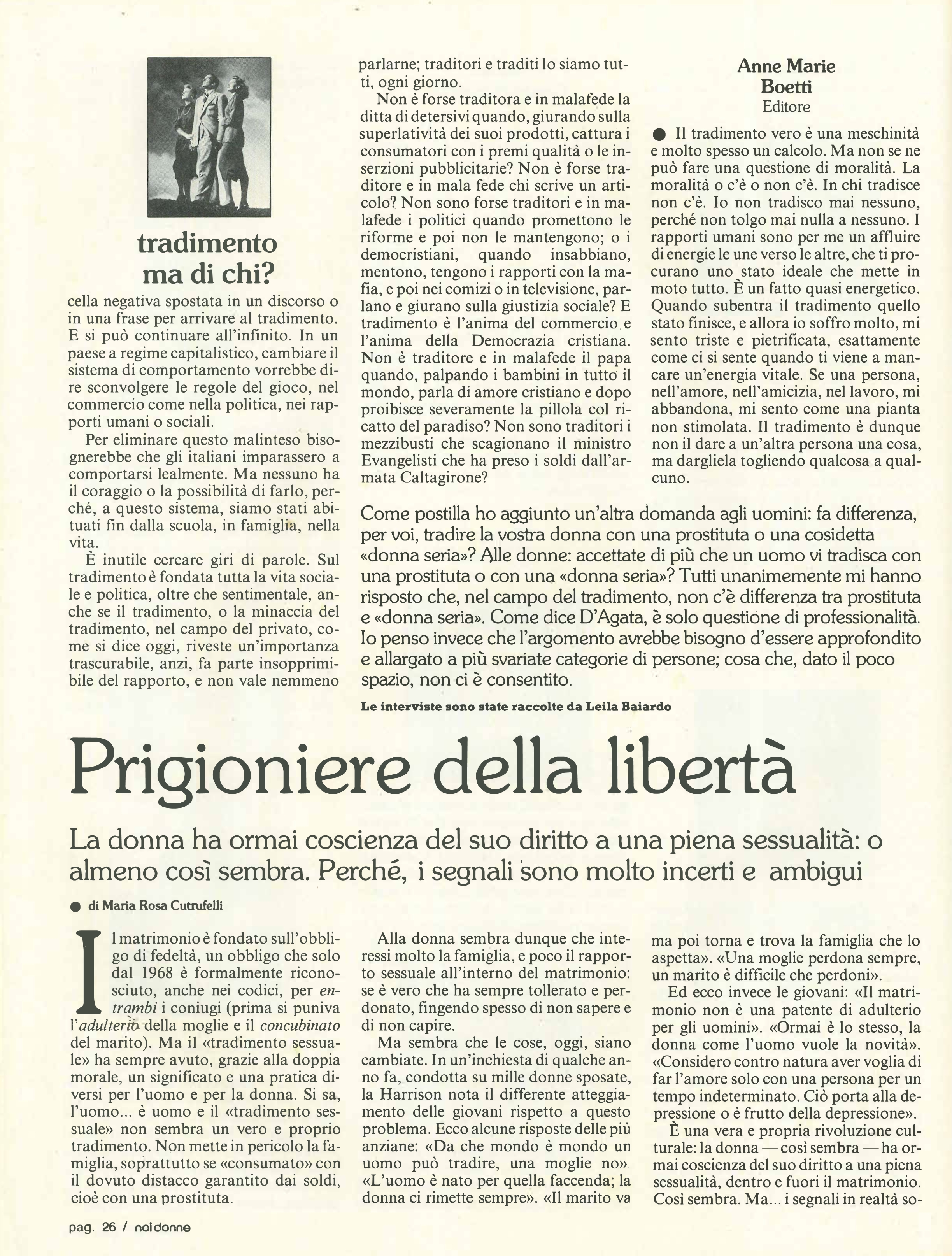 Foto: Il tradimento amoroso esiste ancora?