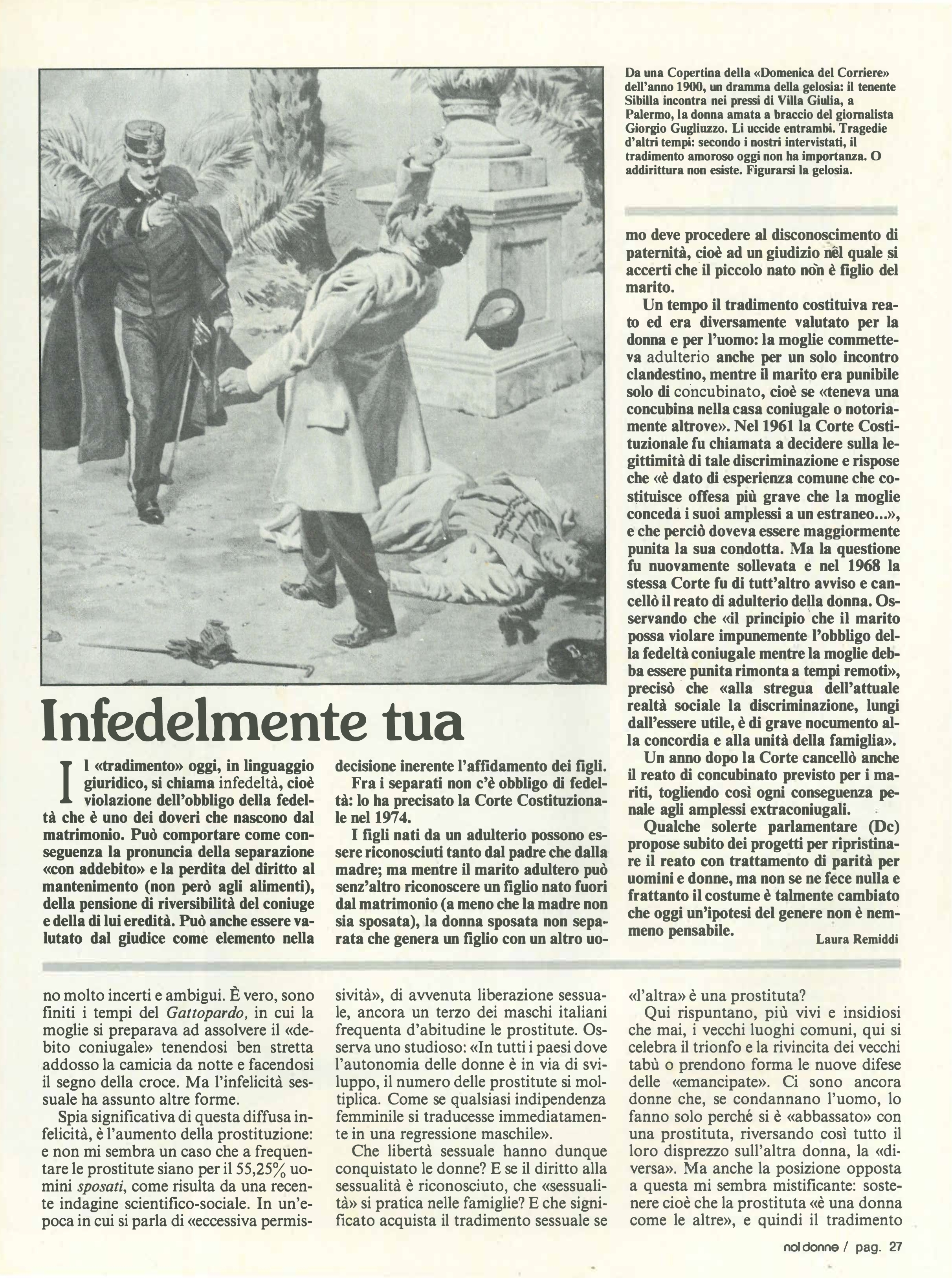 Foto: Il tradimento amoroso esiste ancora?