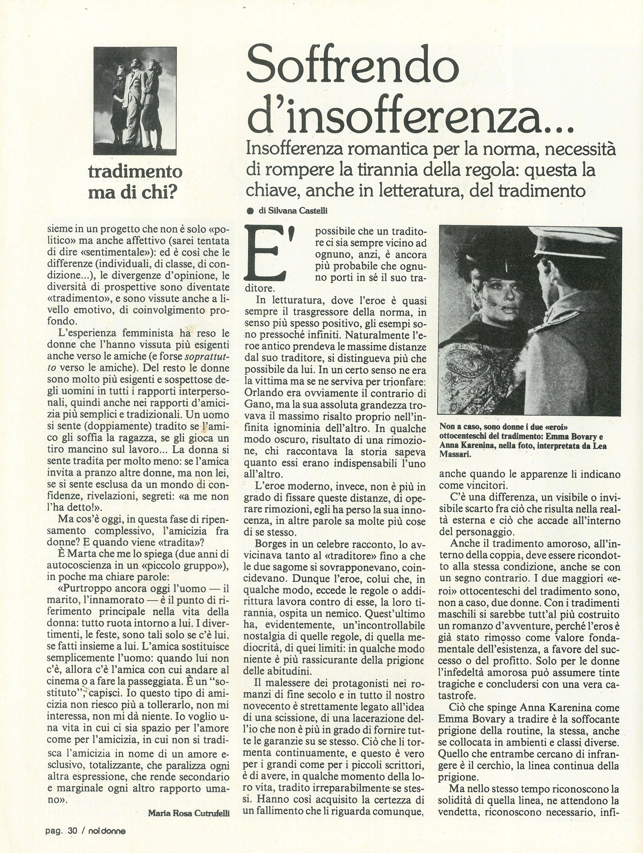Foto: Il tradimento amoroso esiste ancora?