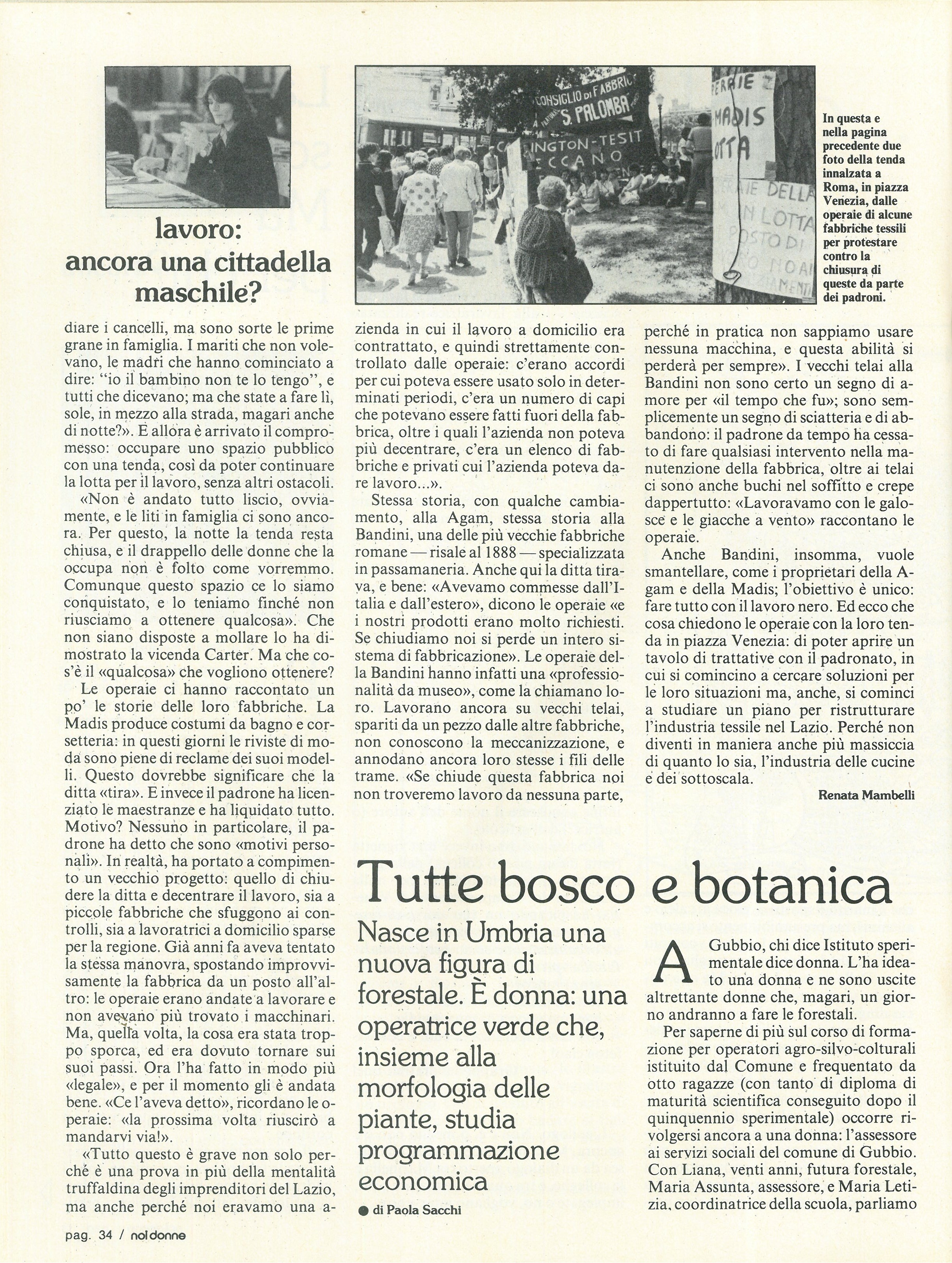 Foto: Torino: cittadella lavoro maschile