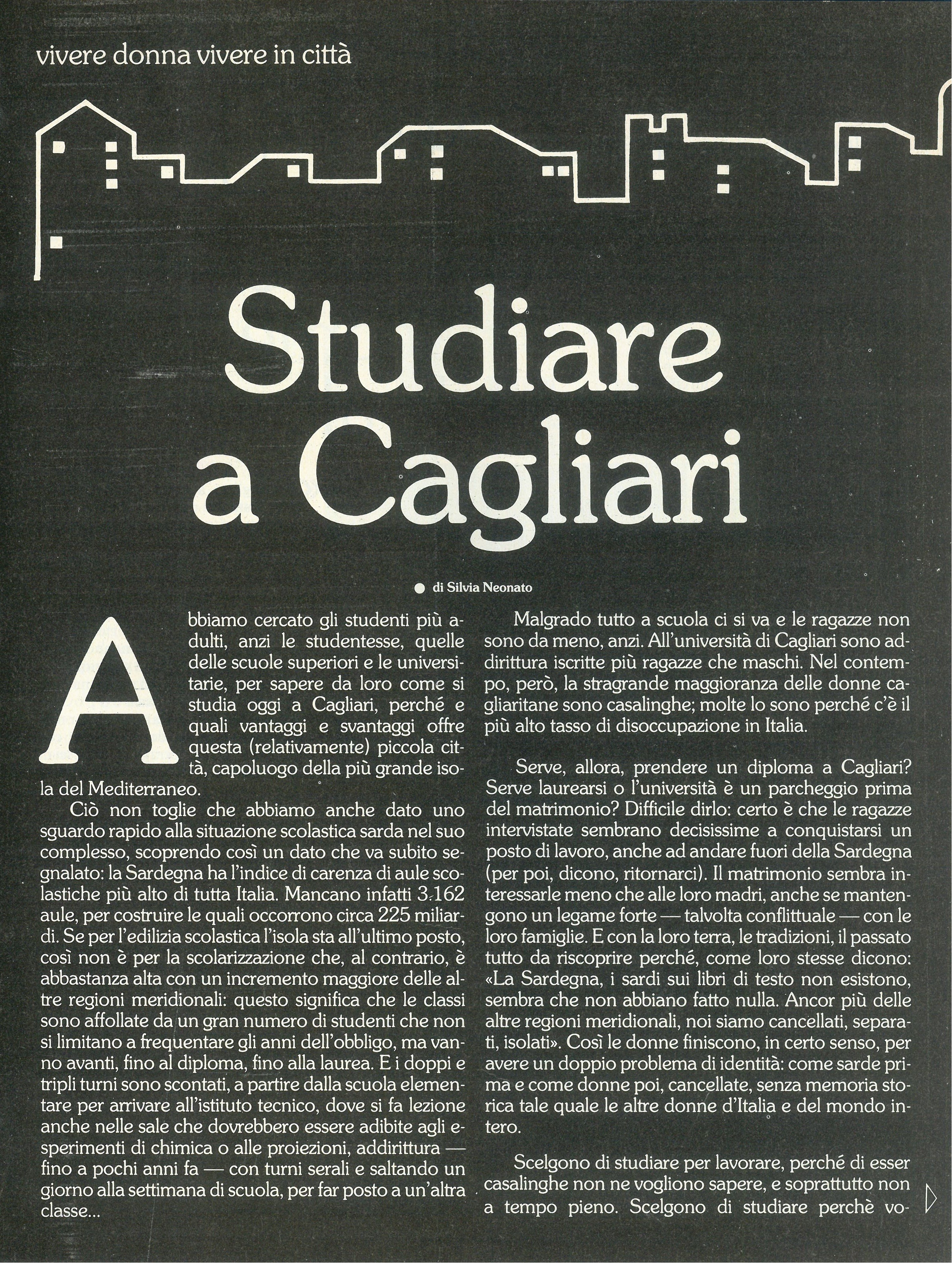 Foto: Studiare a Cagliari