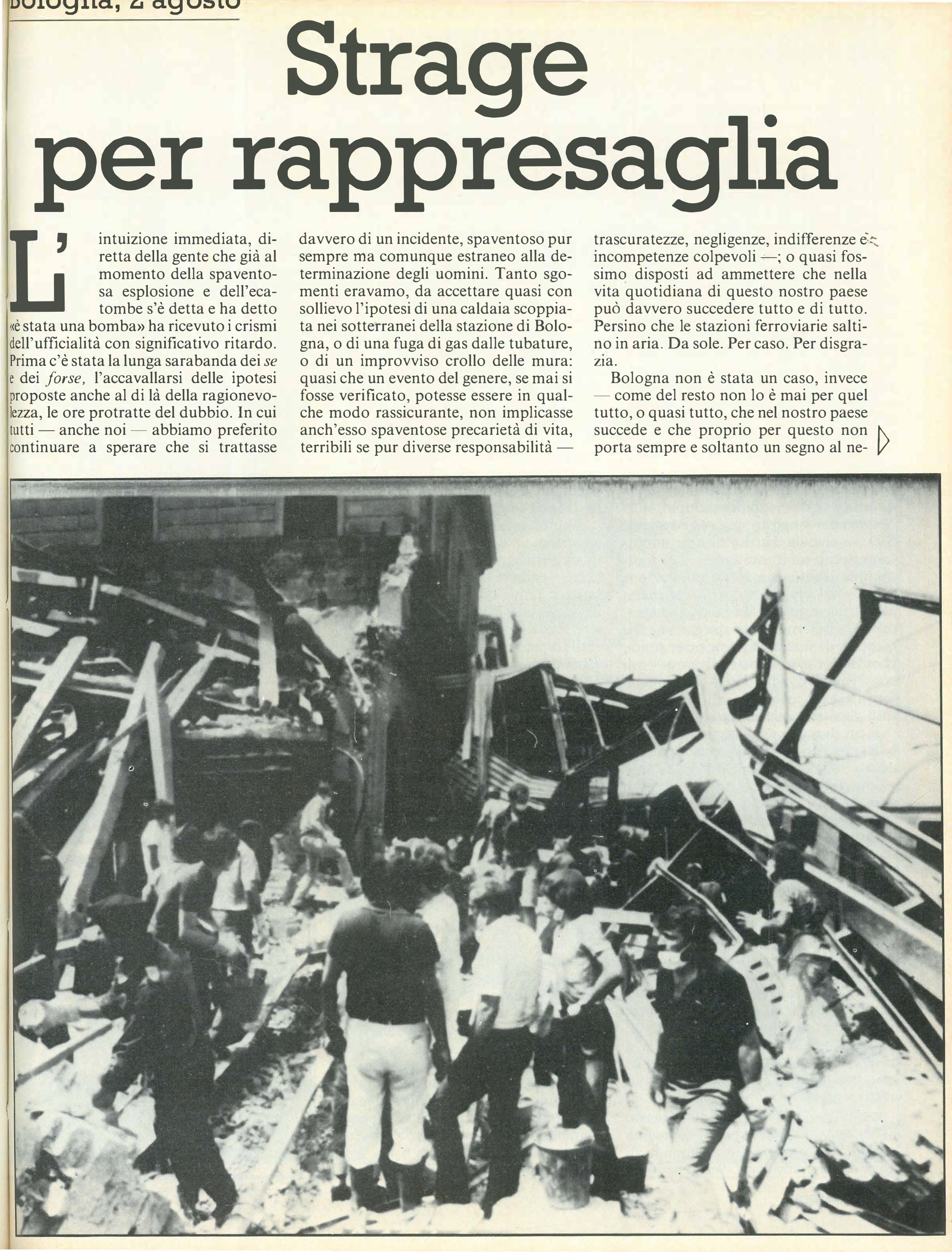 Foto: Bologna: Strage per rappresaglia