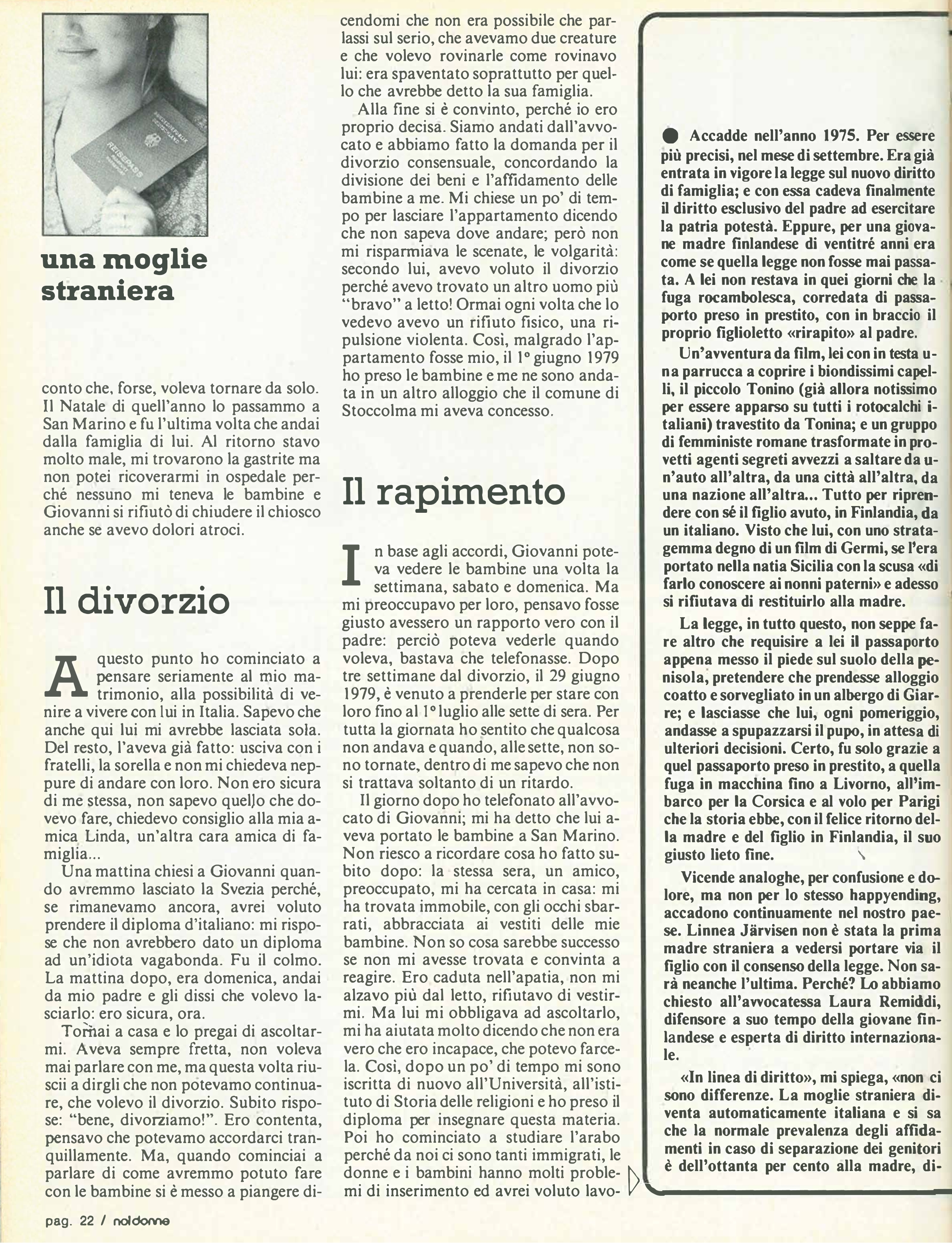 Foto: Una moglie straniera