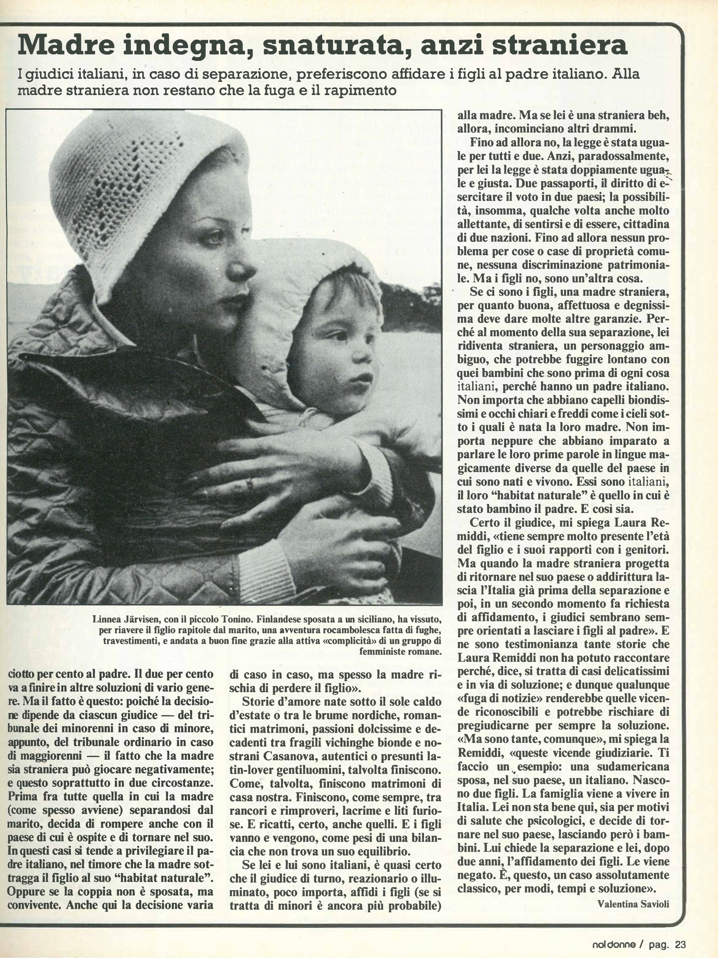 Foto: Una moglie straniera