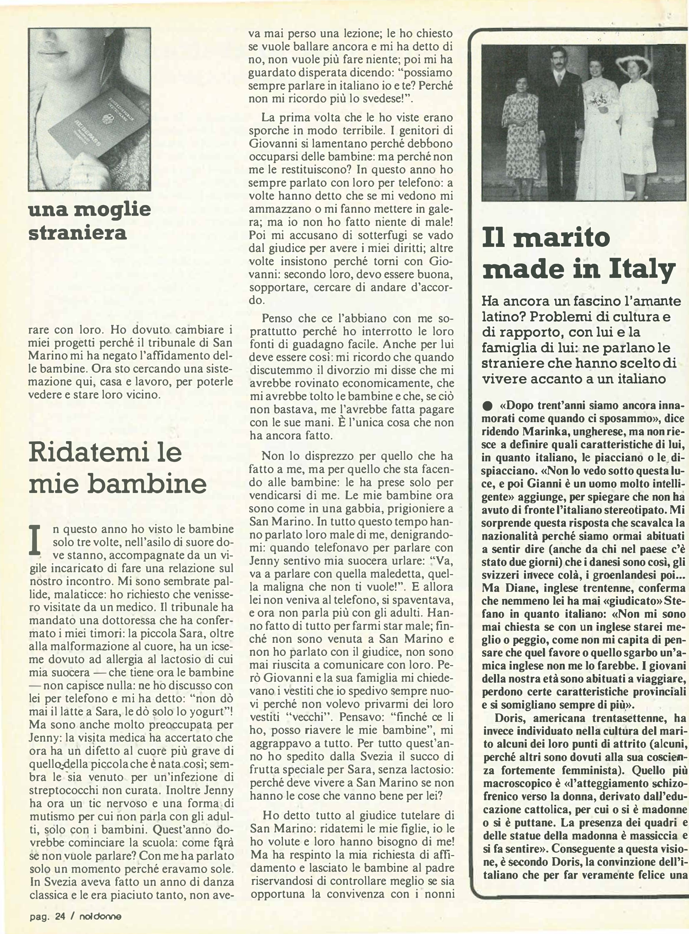 Foto: Una moglie straniera