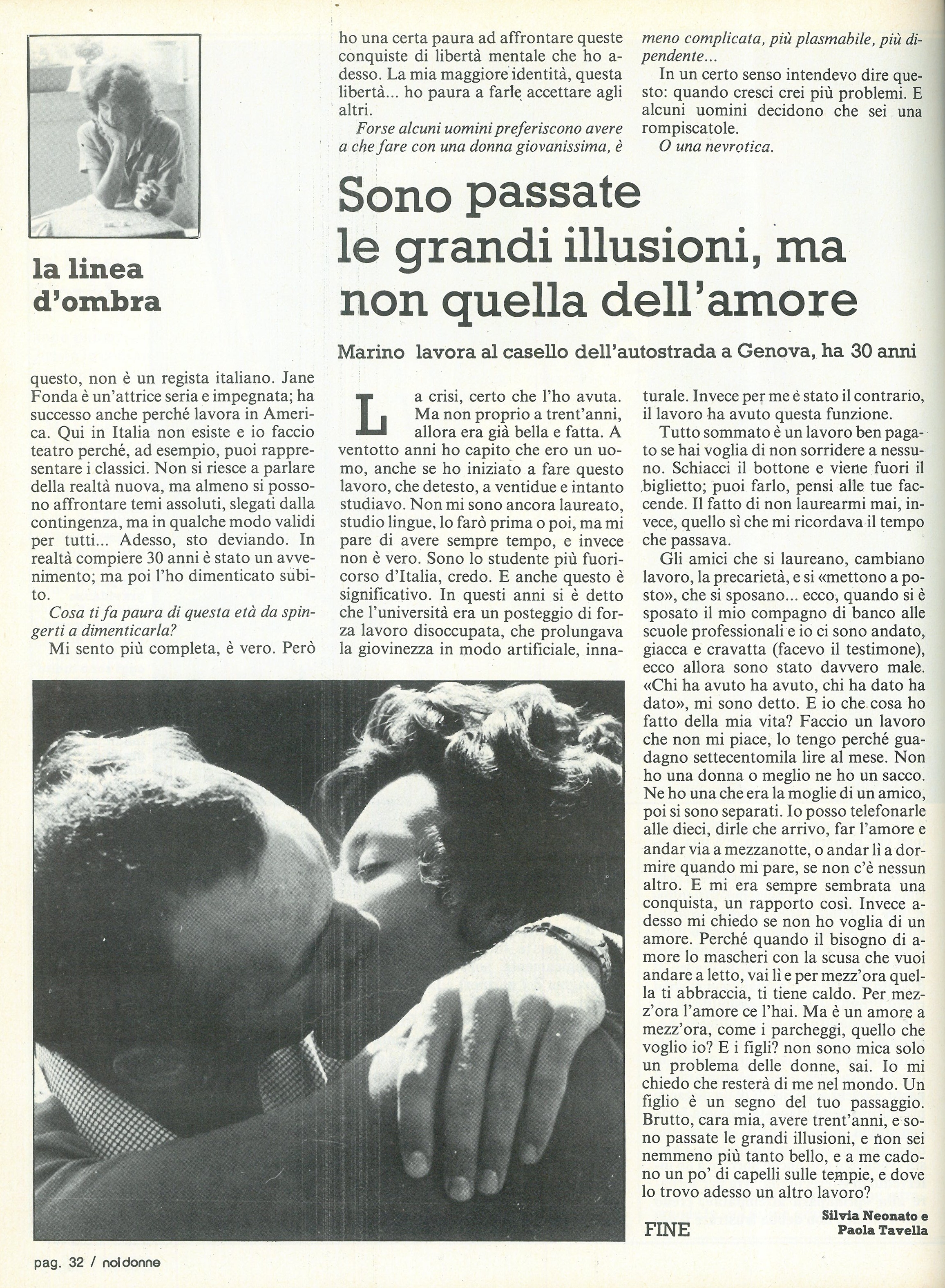 Foto: Trent'anni la linea d'ombra