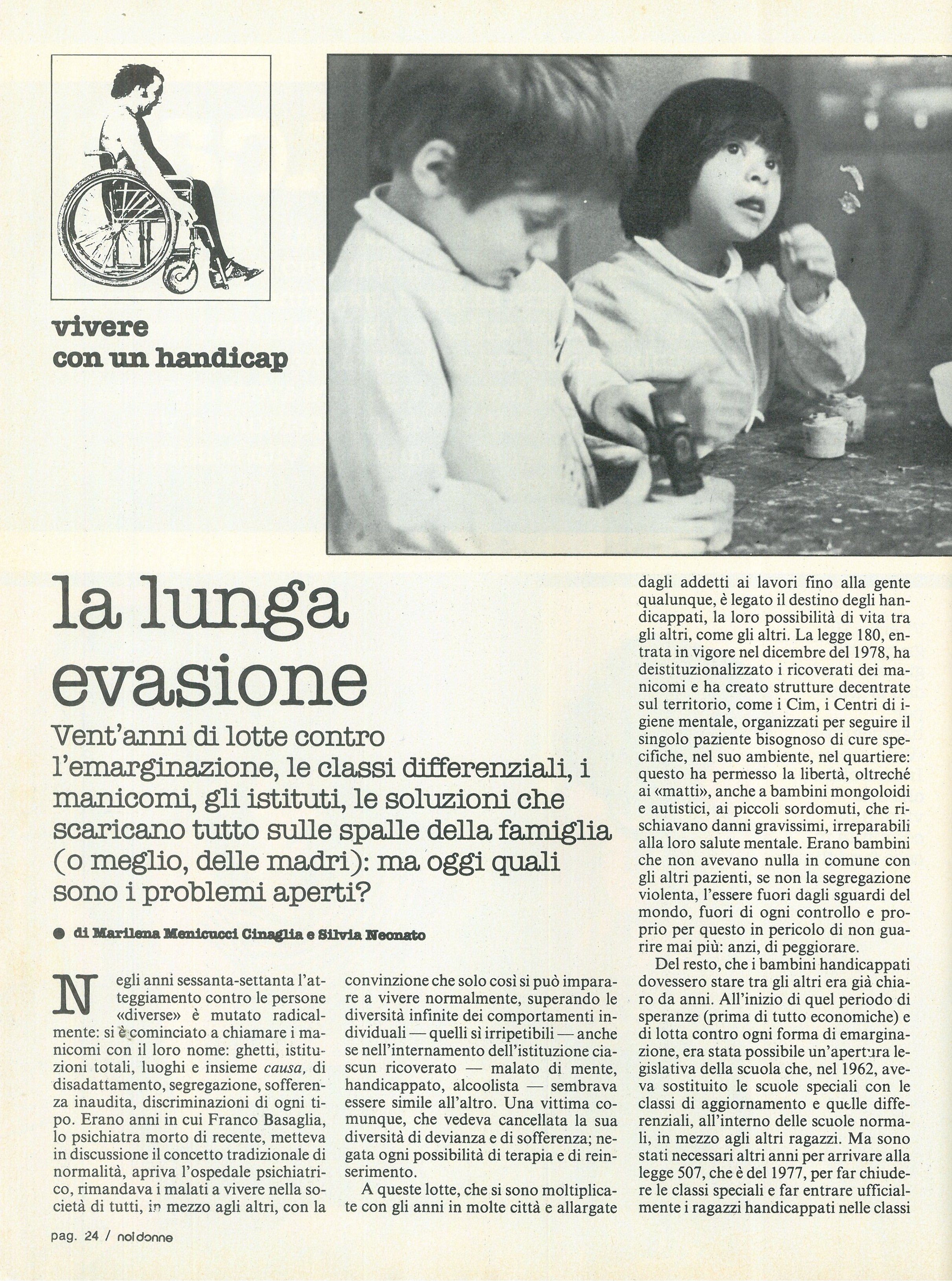 Foto: Vivere con un handicap