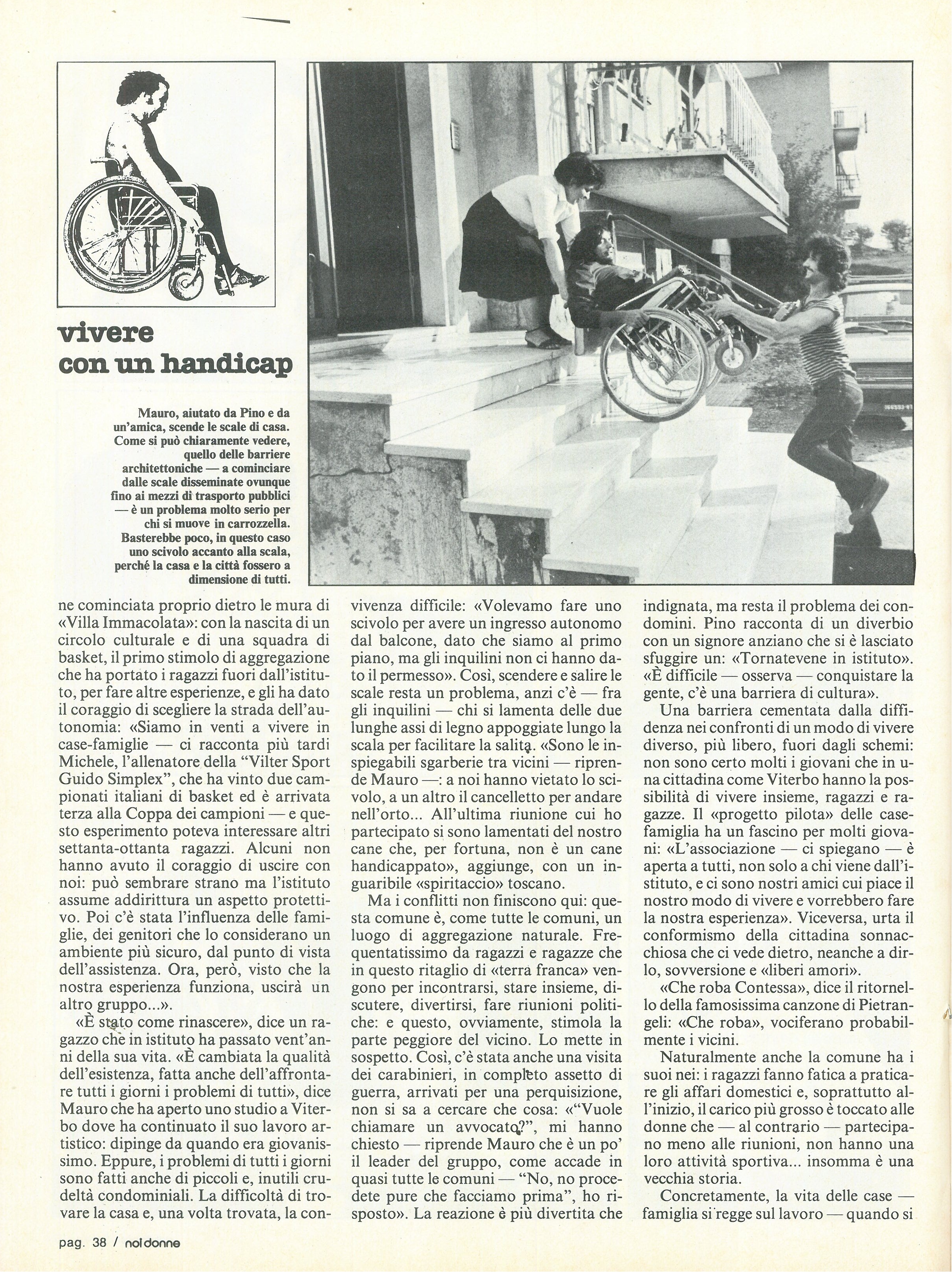 Foto: Vivere con un handicap