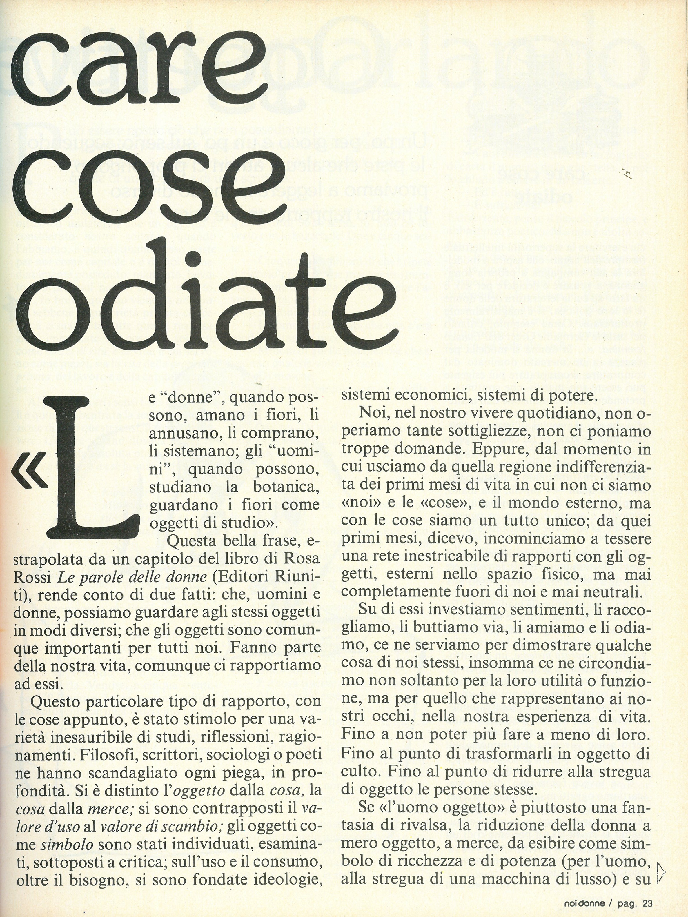 Foto: Care cose odiate