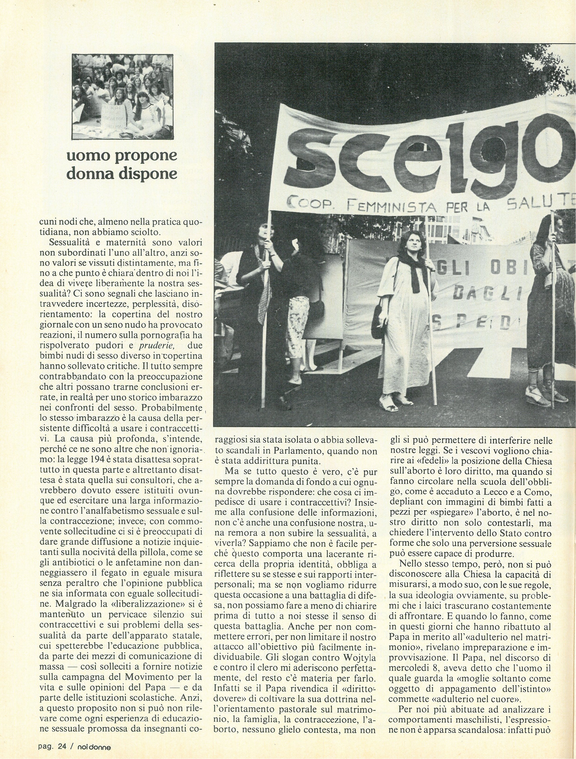 Foto: Uomo propone donna dispone