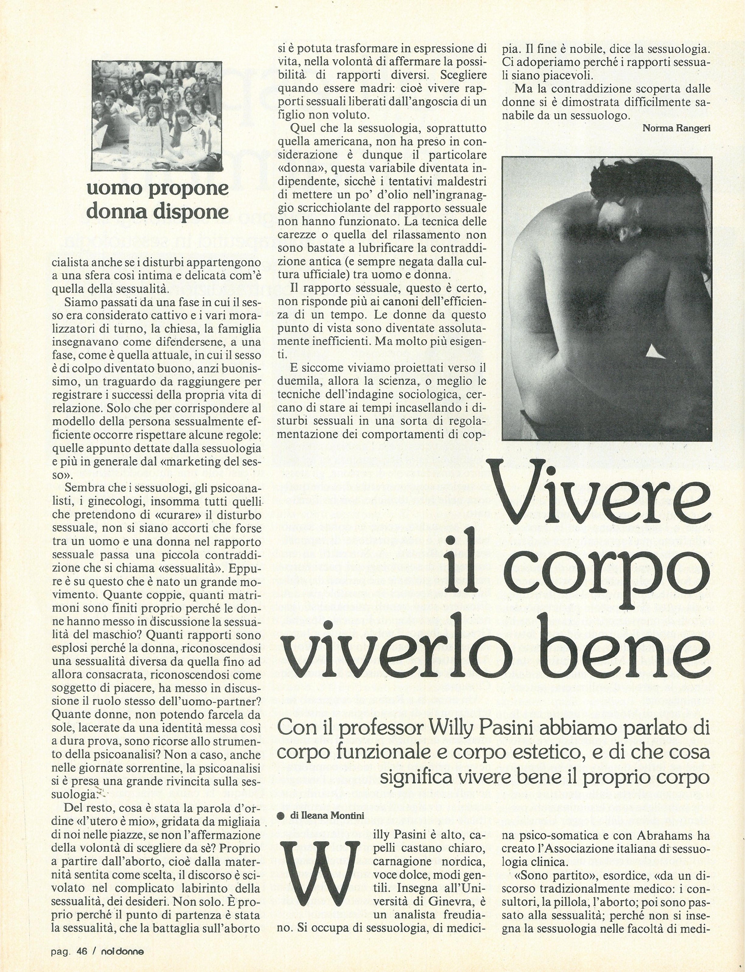 Foto: Uomo propone donna dispone