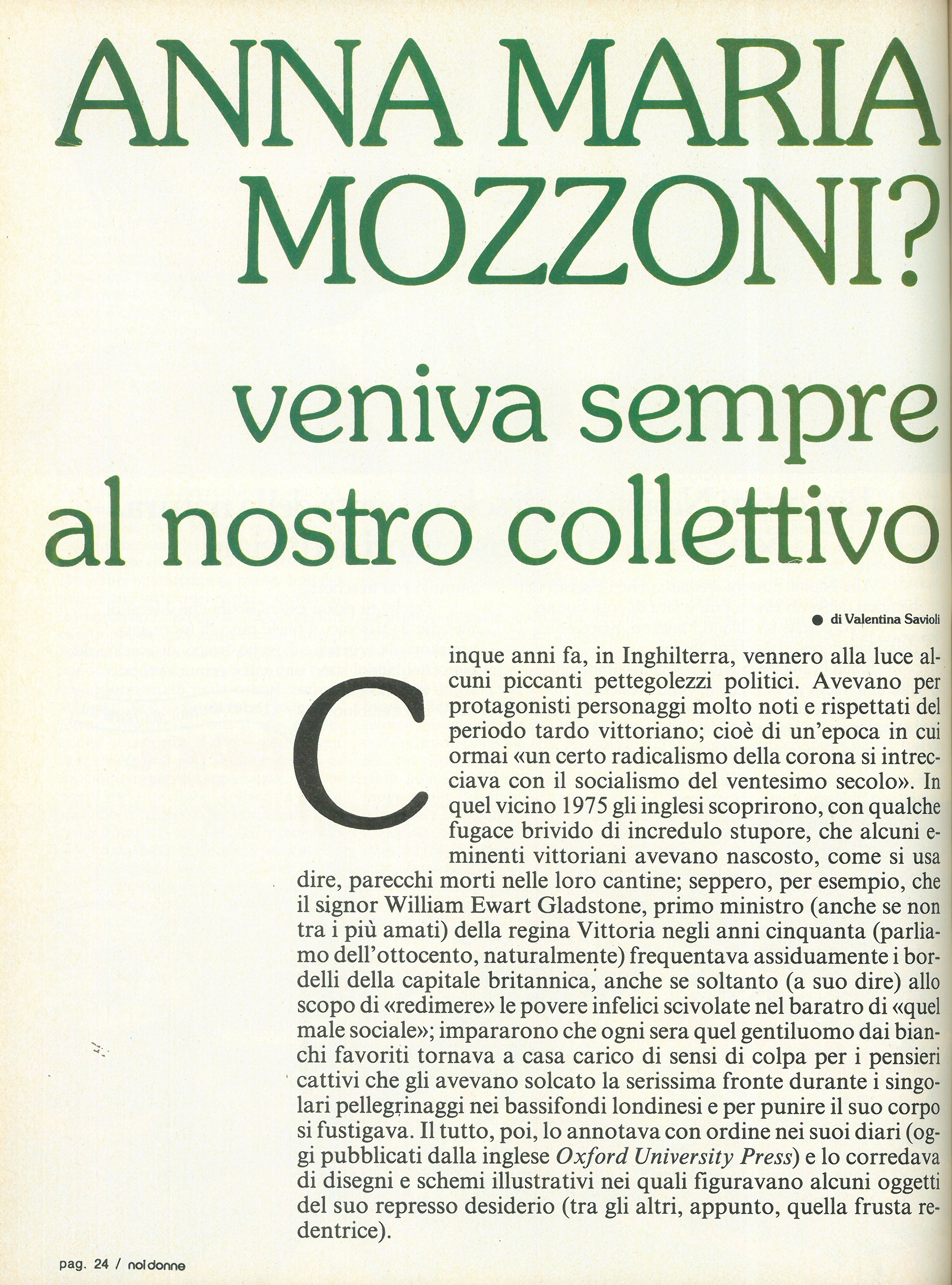 Foto: Anna Maria Mozzoni