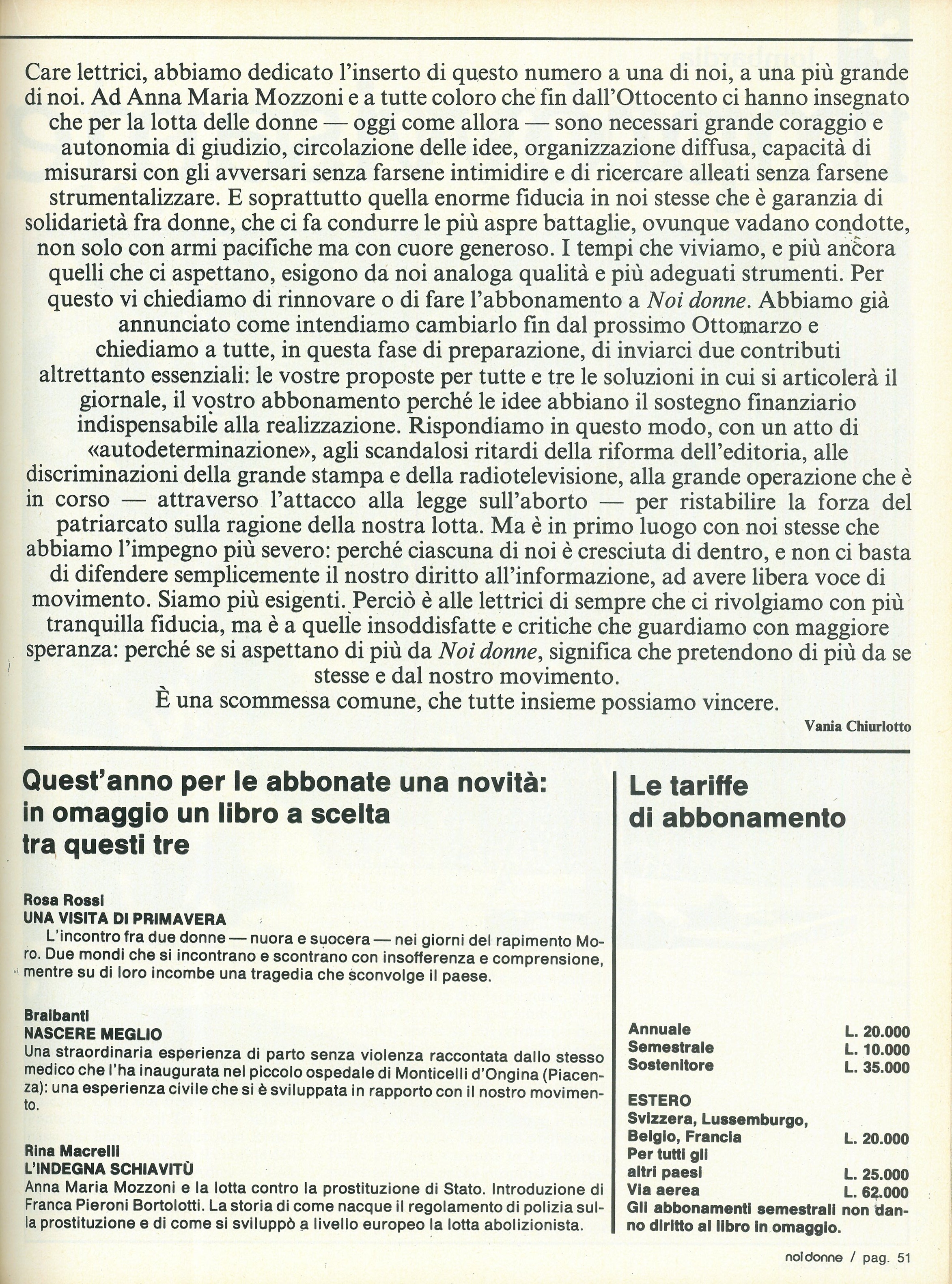 Foto: Anna Maria Mozzoni