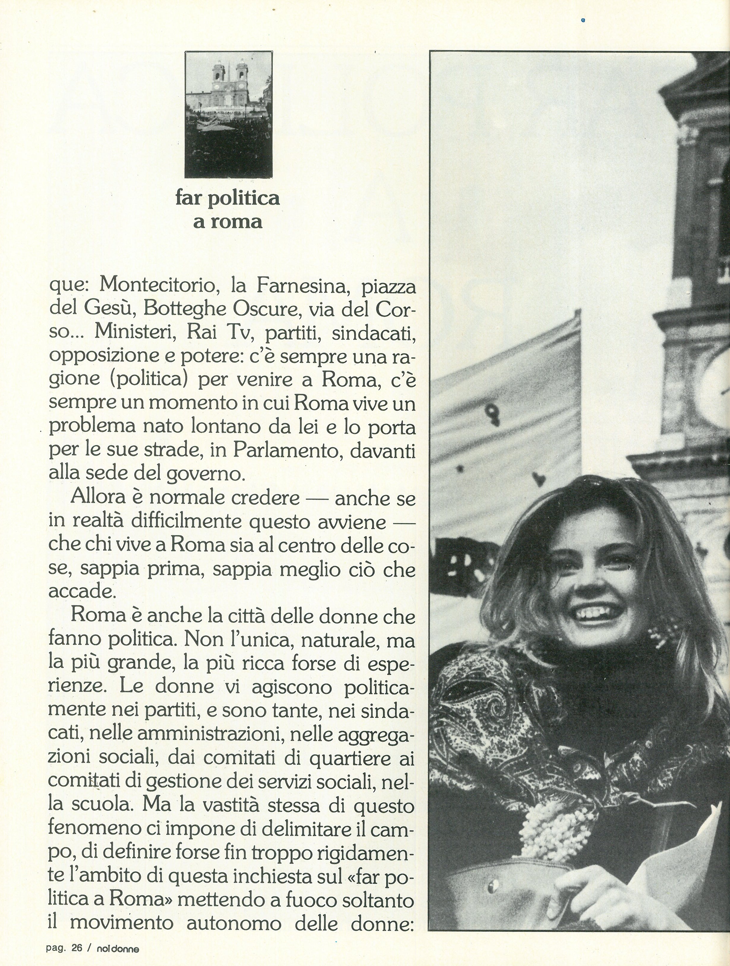 Foto: Far politica a Roma