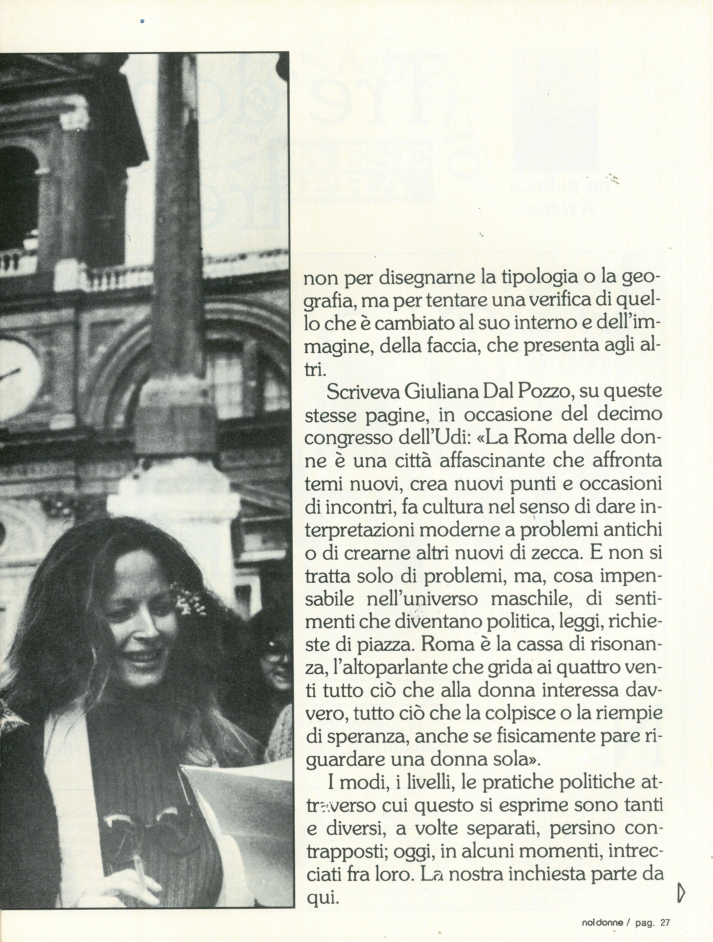 Foto: Far politica a Roma
