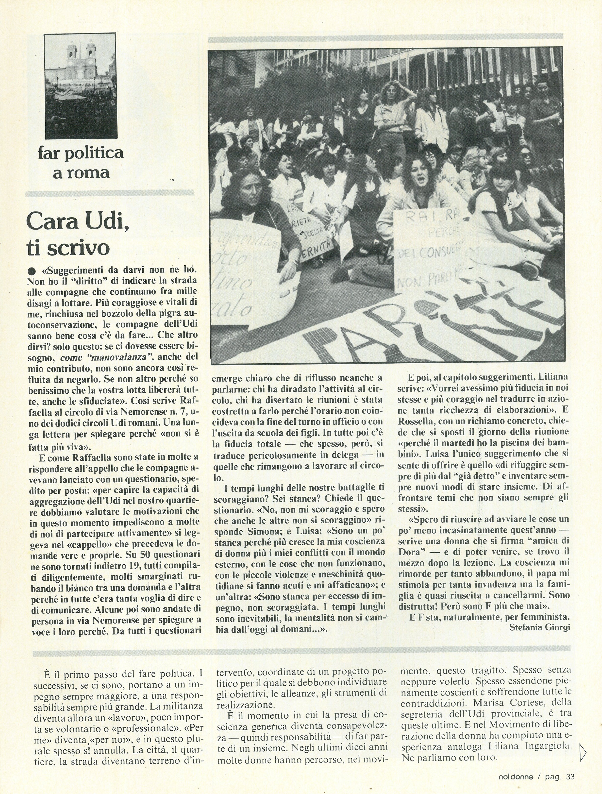 Foto: Far politica a Roma