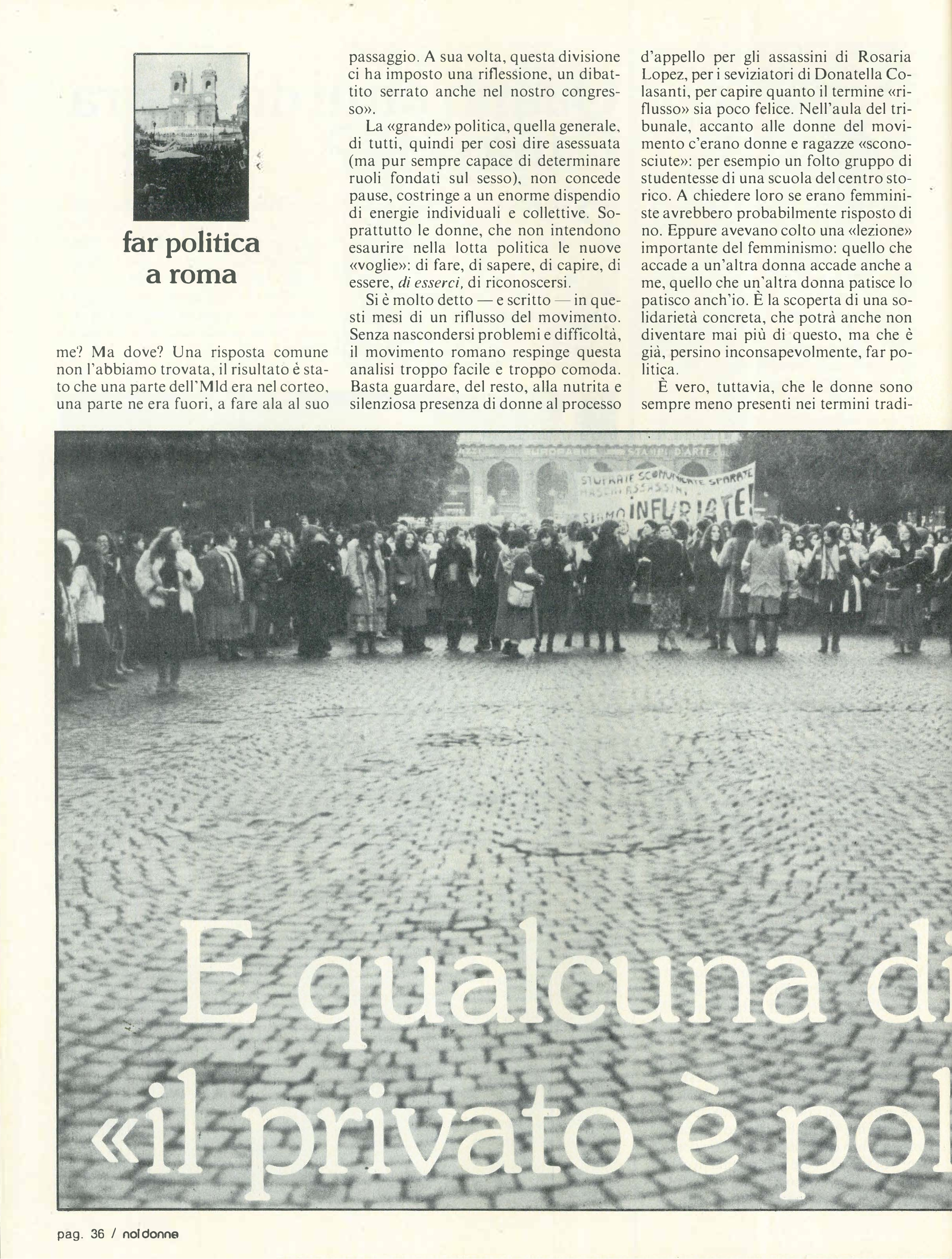 Foto: Far politica a Roma