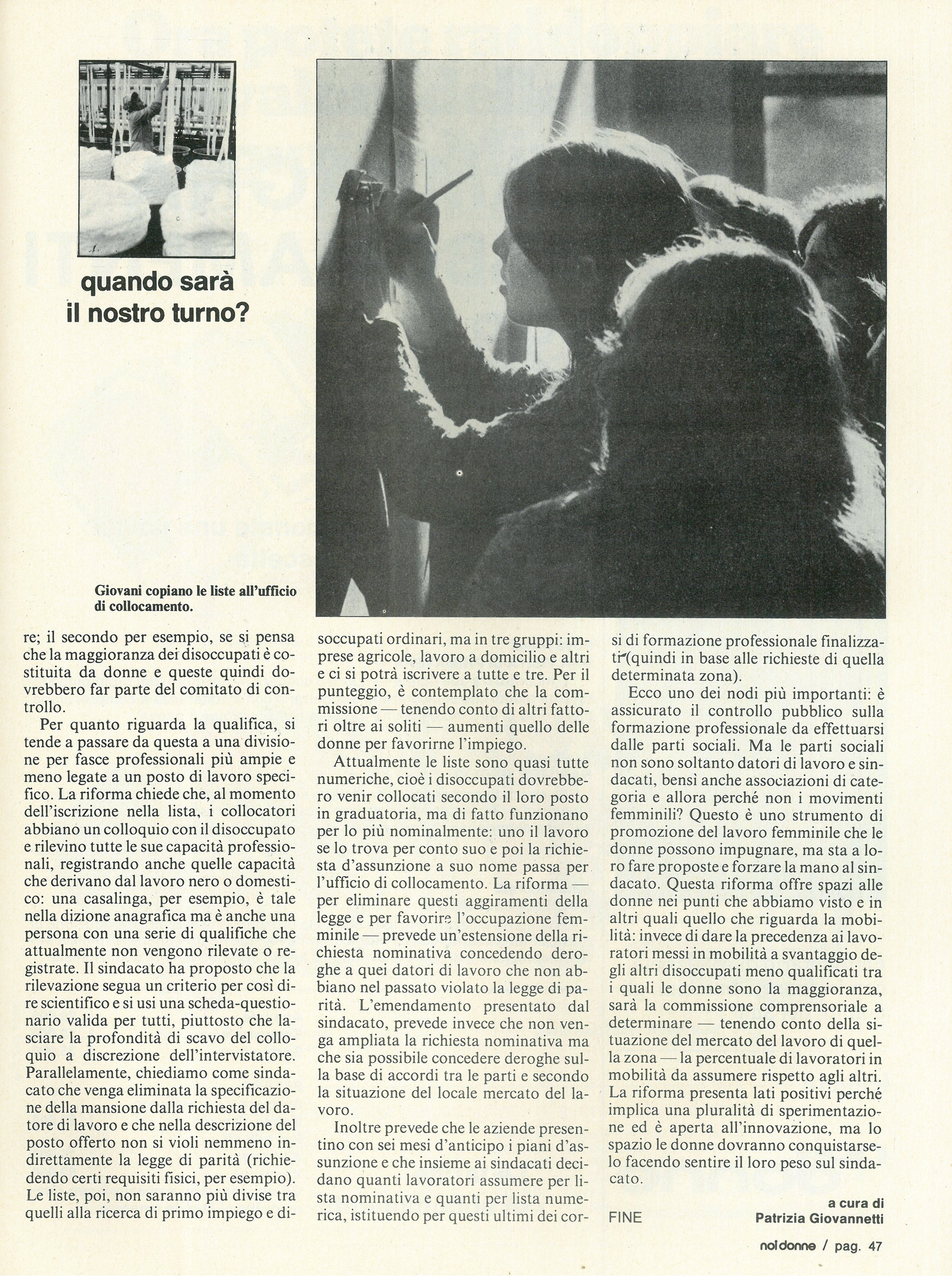 Foto: Quando verrà il nostro turno?