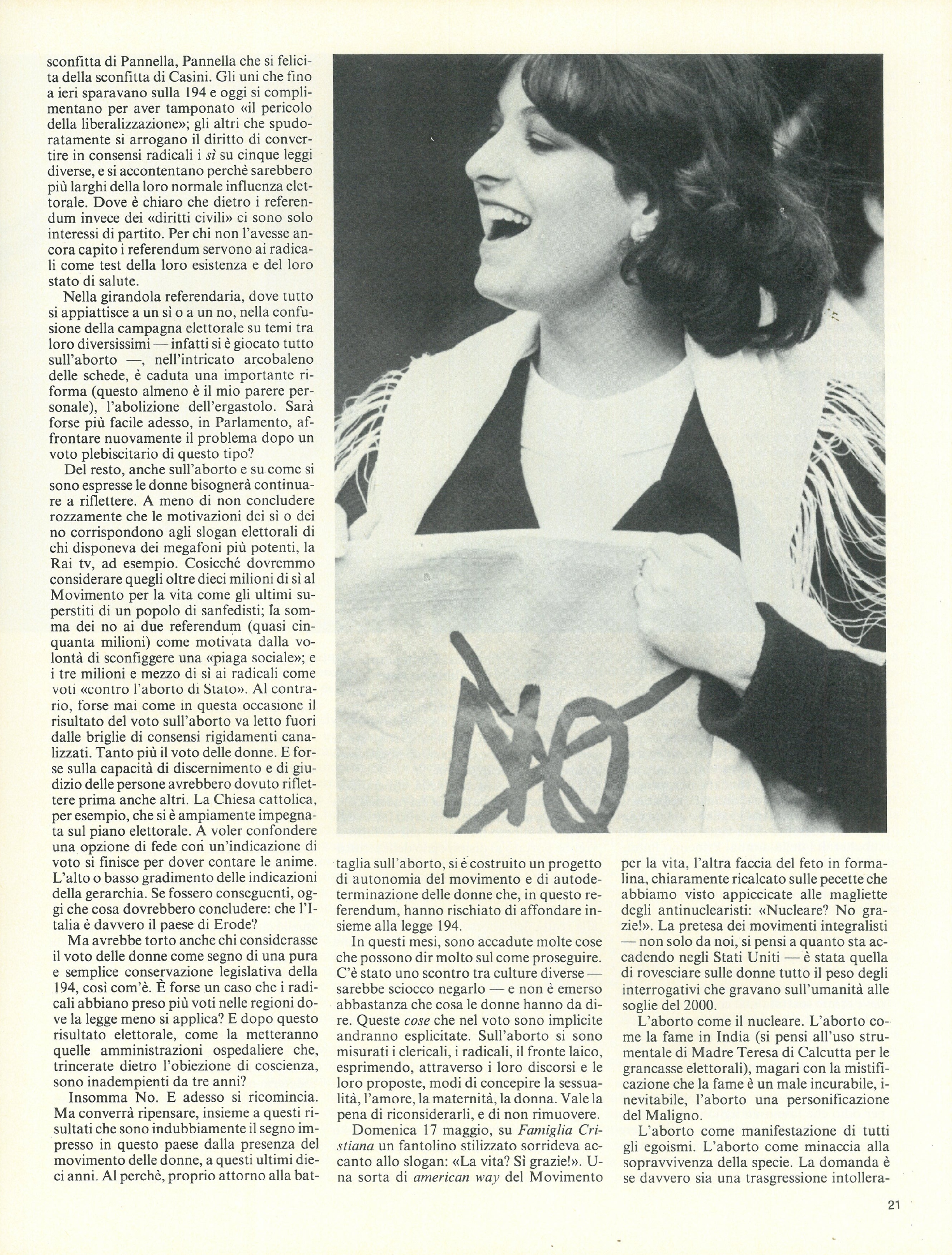 Foto: Dal NO si ricomincia