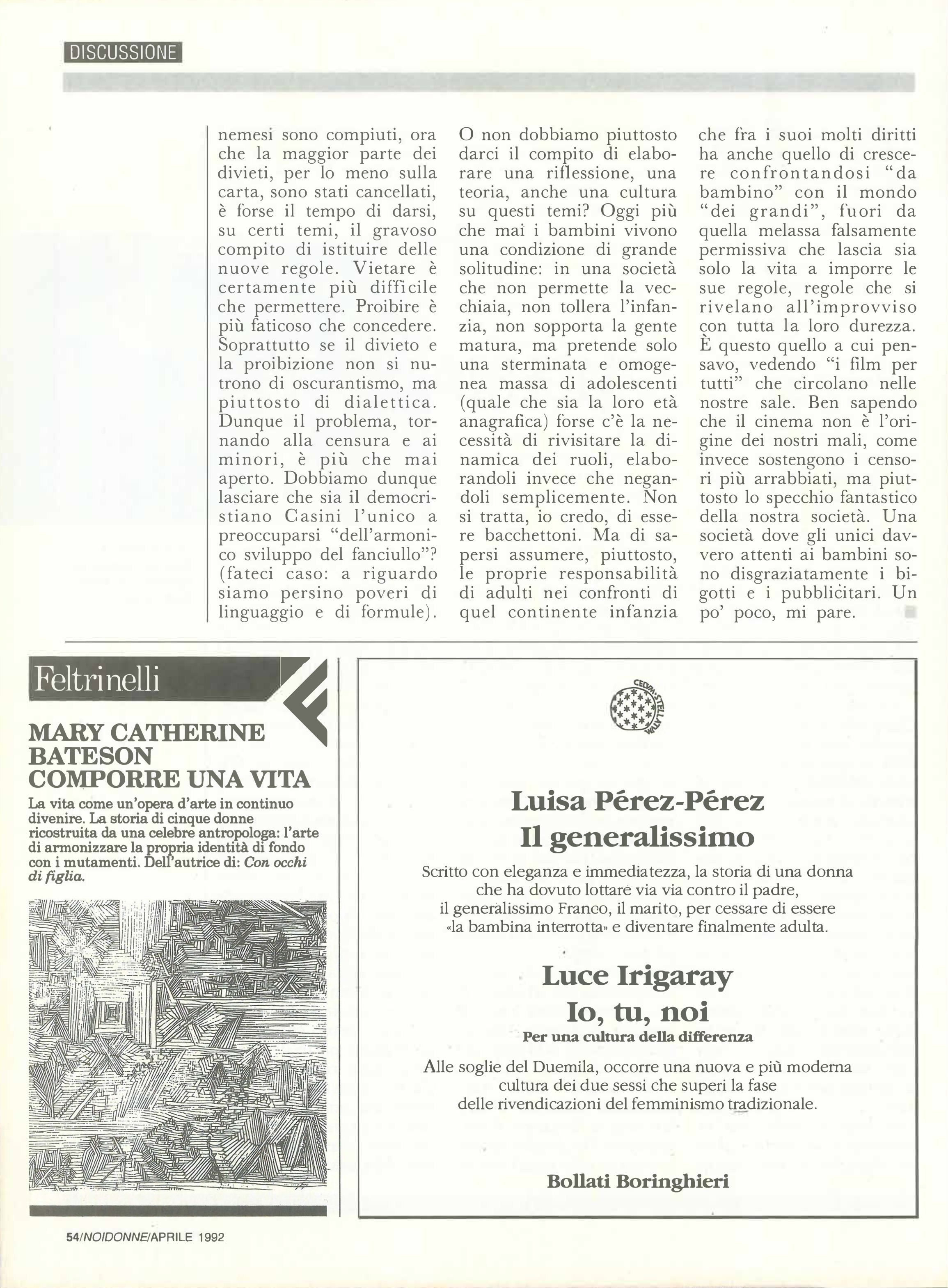 Foto: E io ti accuso. Libertà femminile