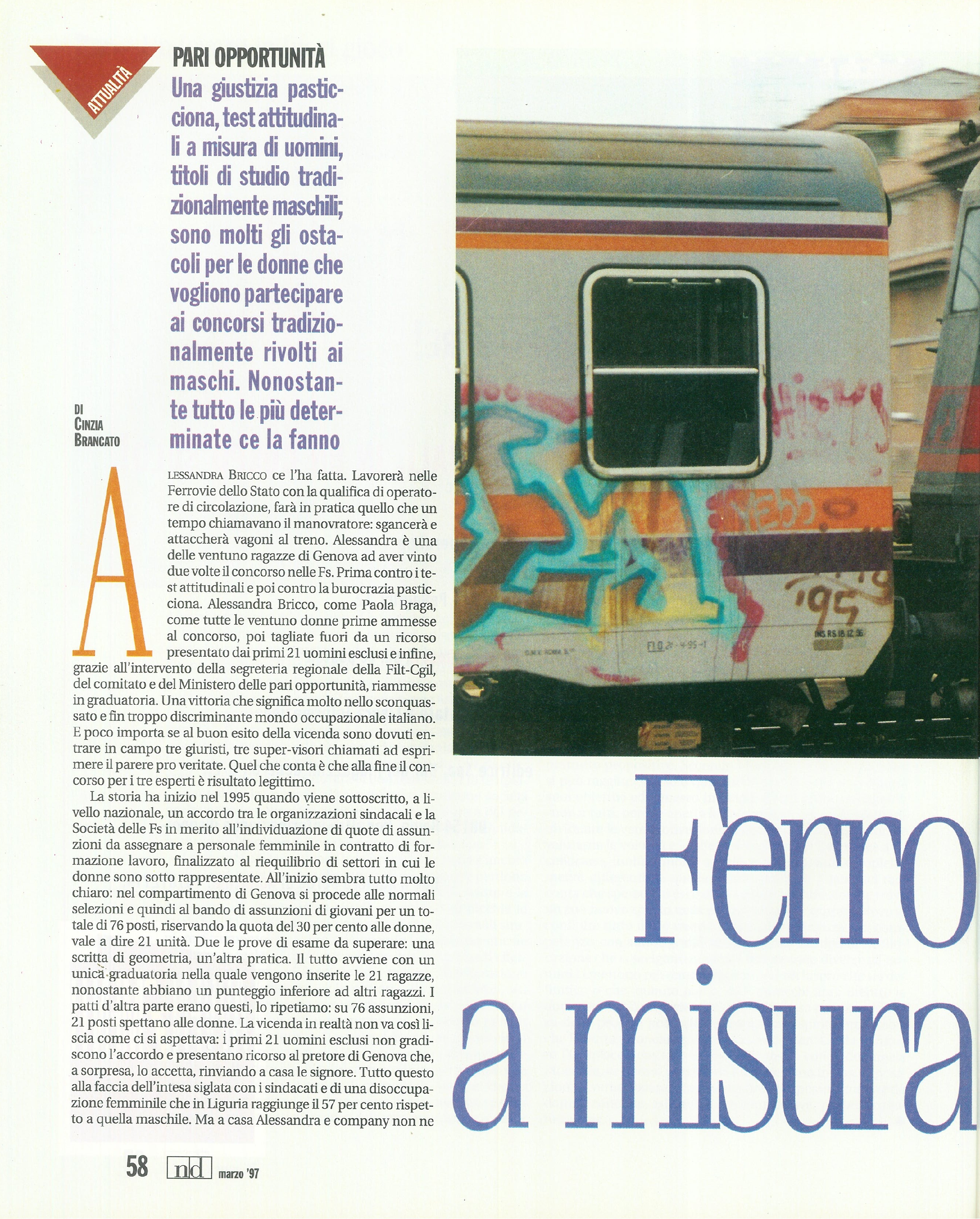 Foto: Un partito di doonne e di uomini