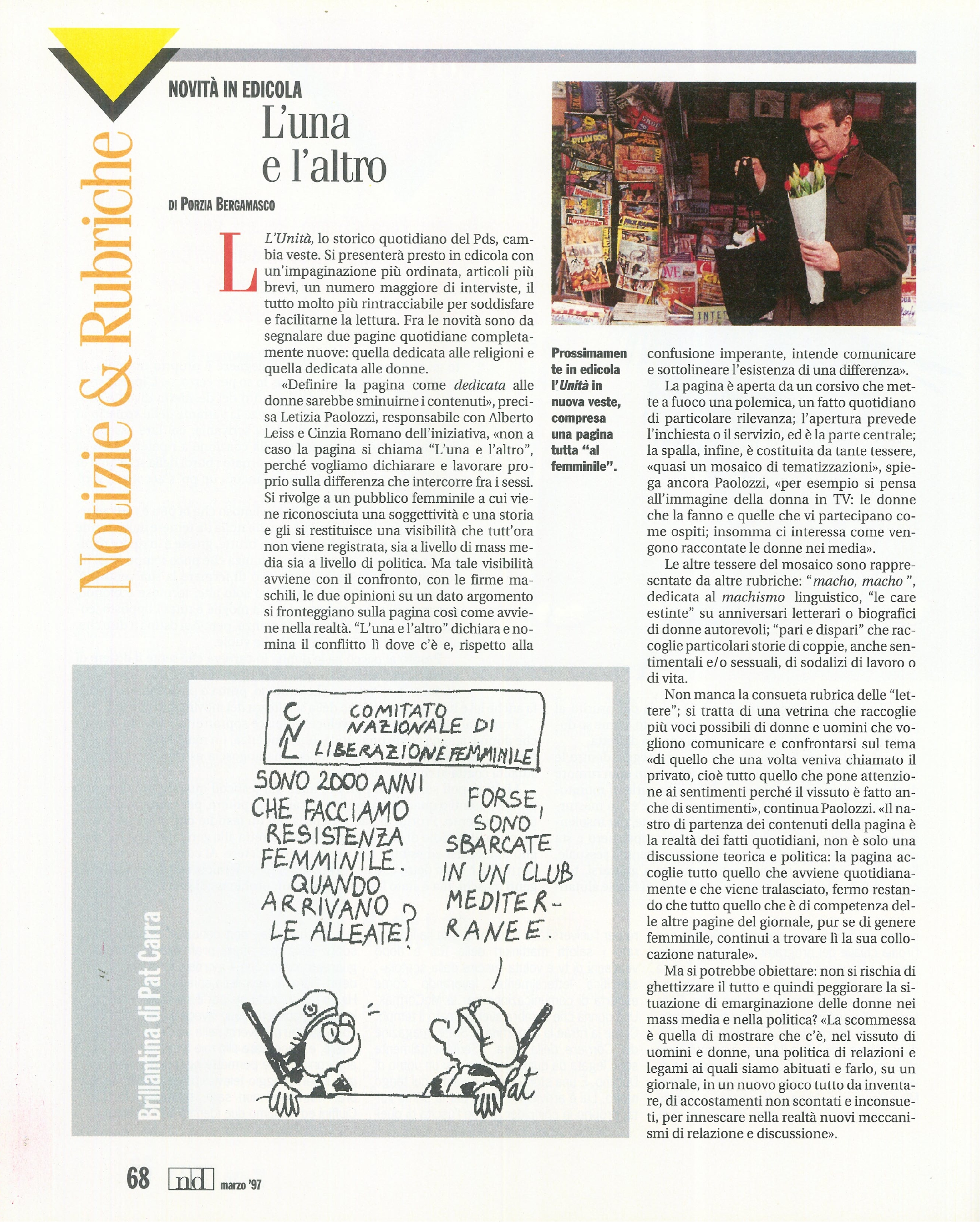 Foto: Un partito di doonne e di uomini