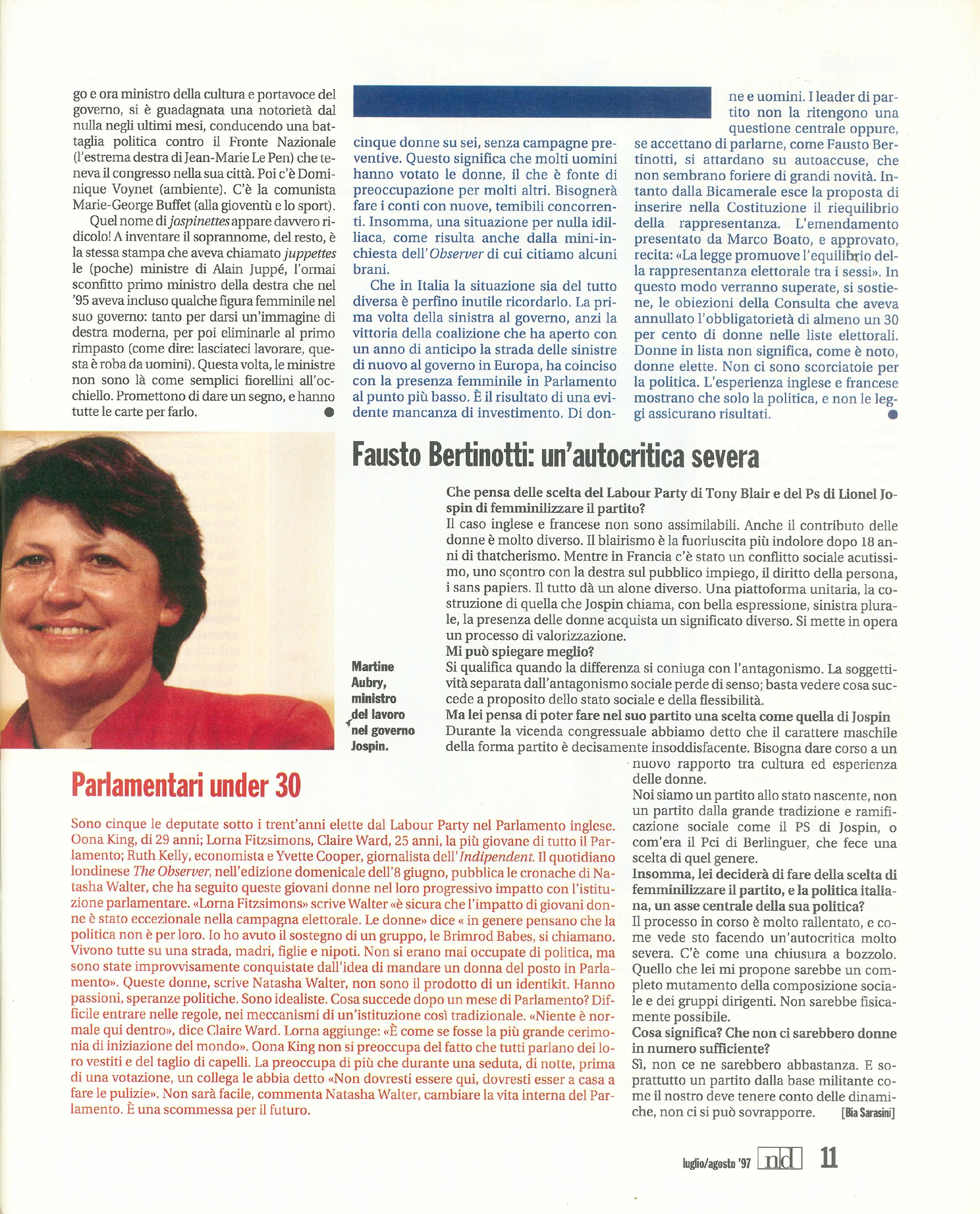 Foto: (nr 7-8) Donne al governo