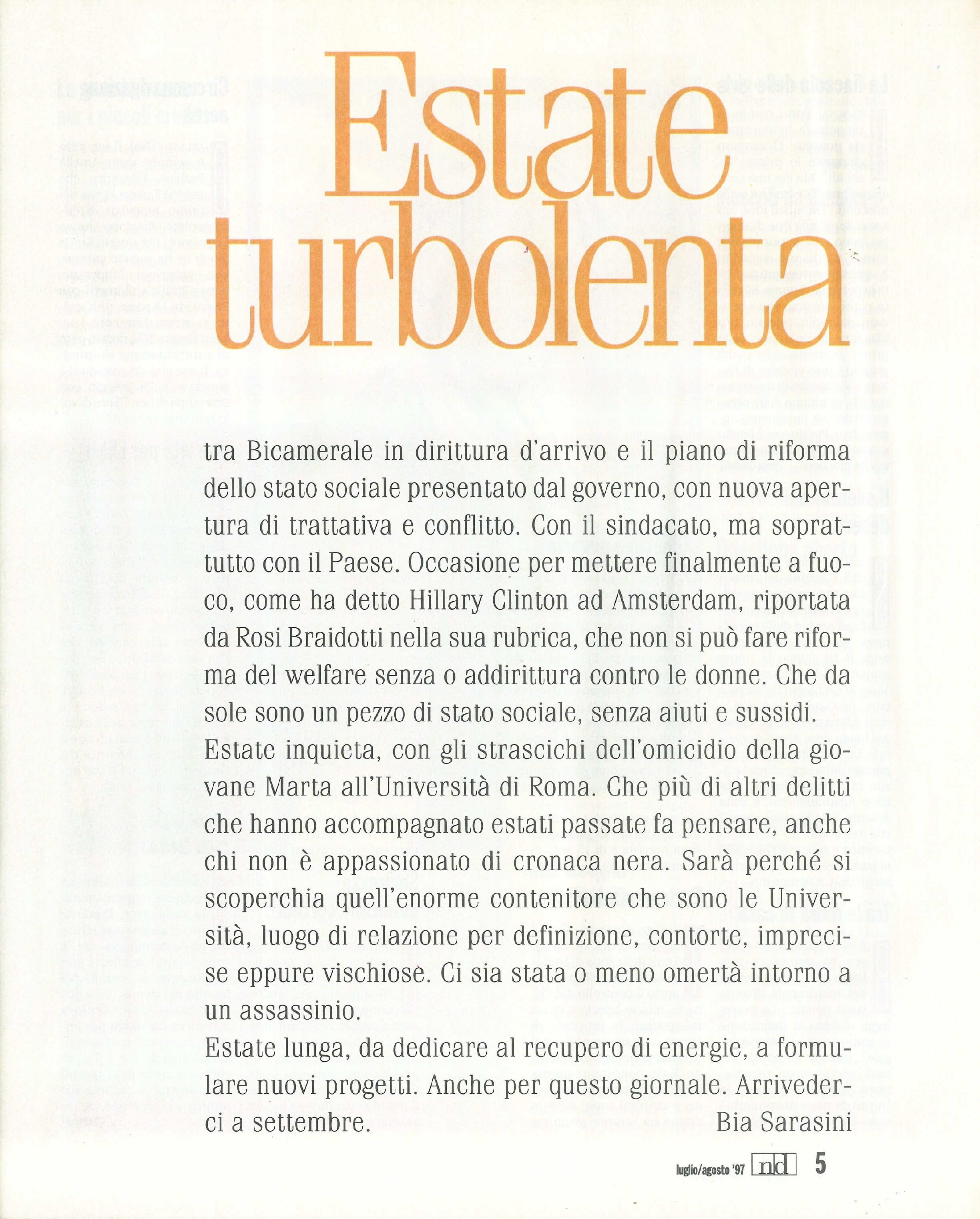 Foto: (nr 7-8) Donne al governo