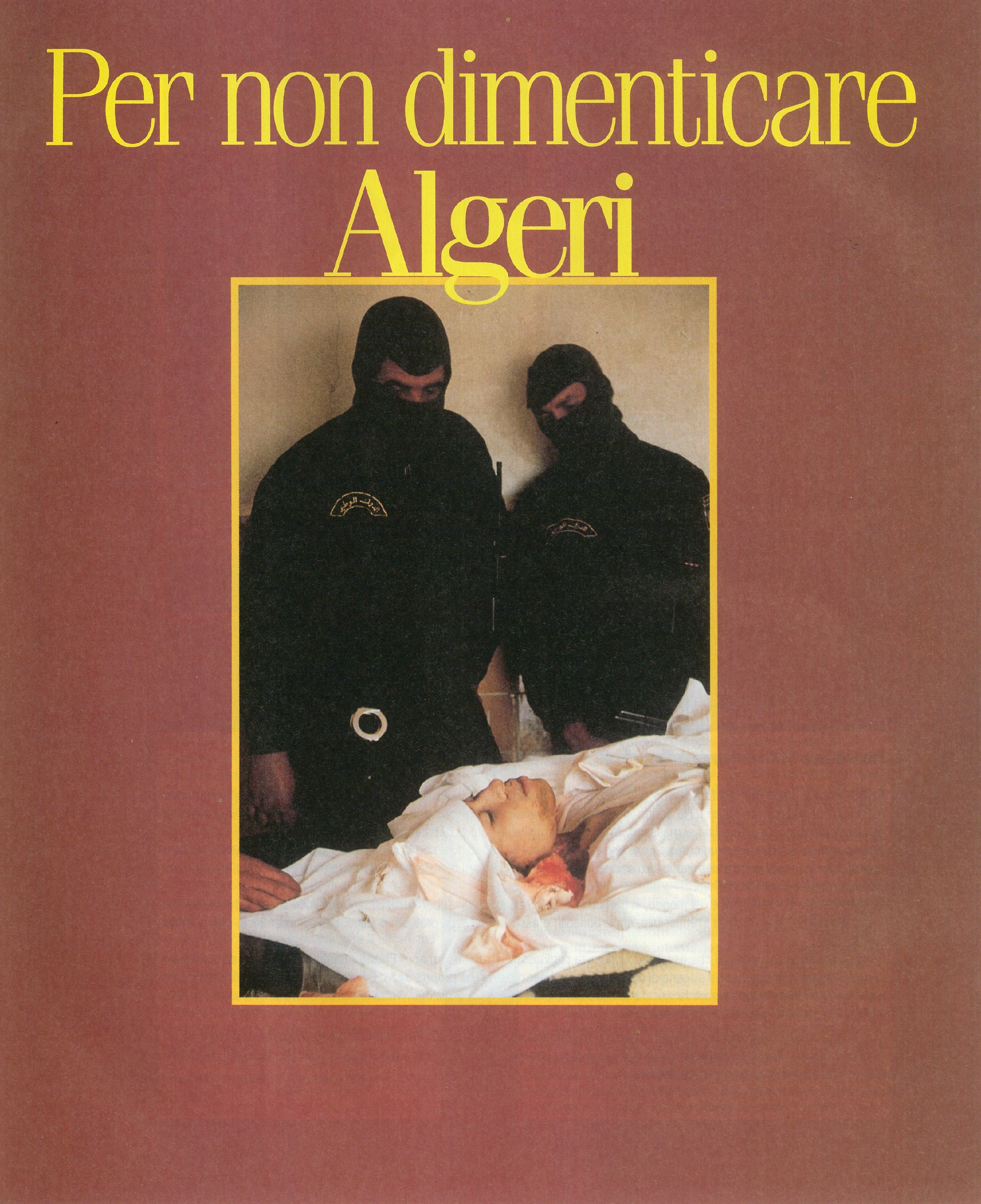 Foto: Il massacro di Algeri