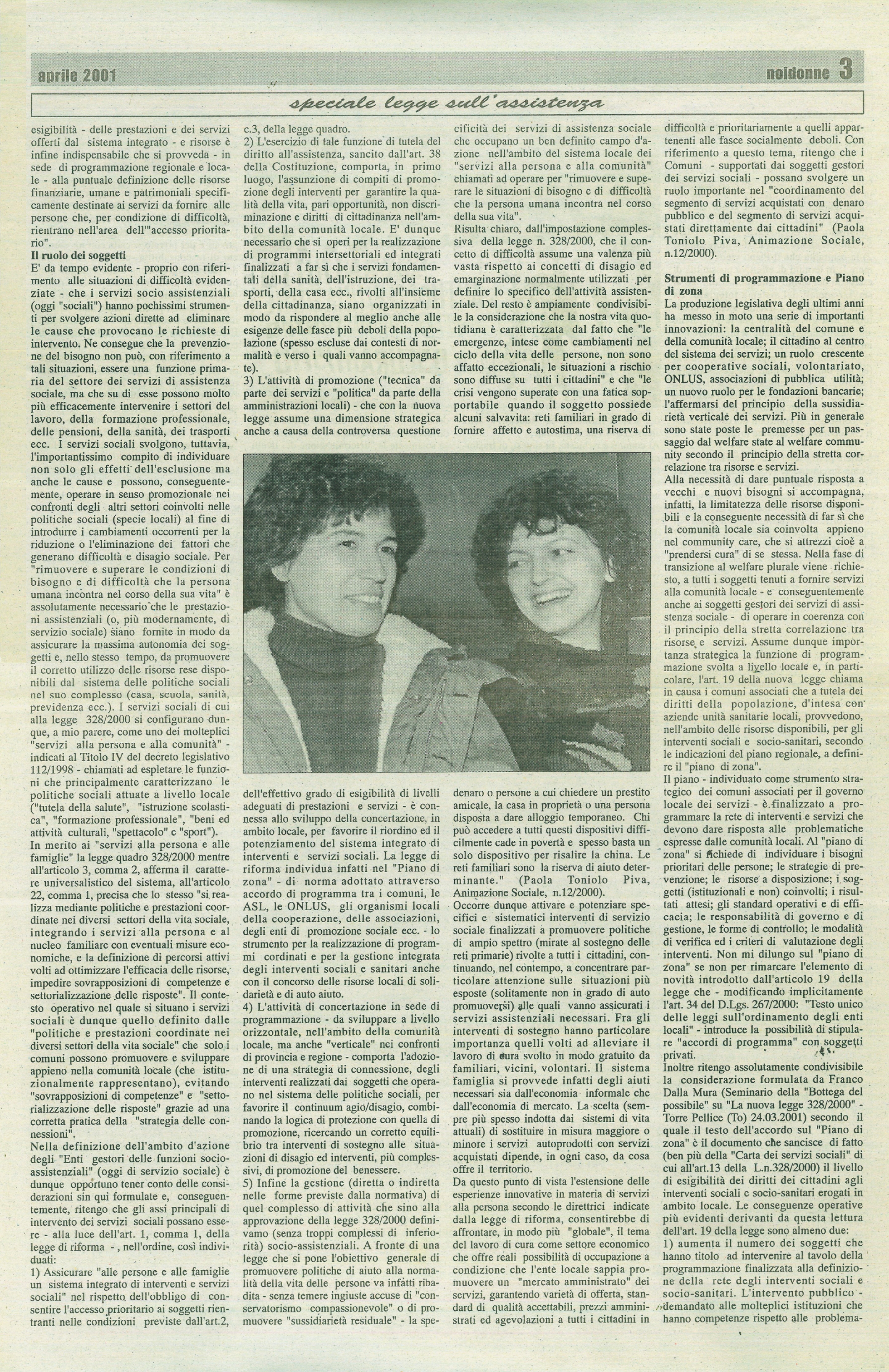 Foto: La legge sull'assistenza