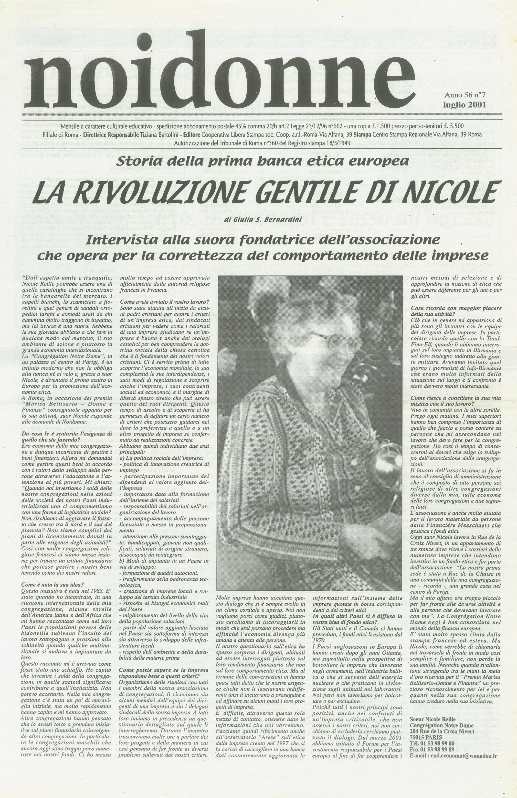 Foto: La rivoluzione gentile di Nicole