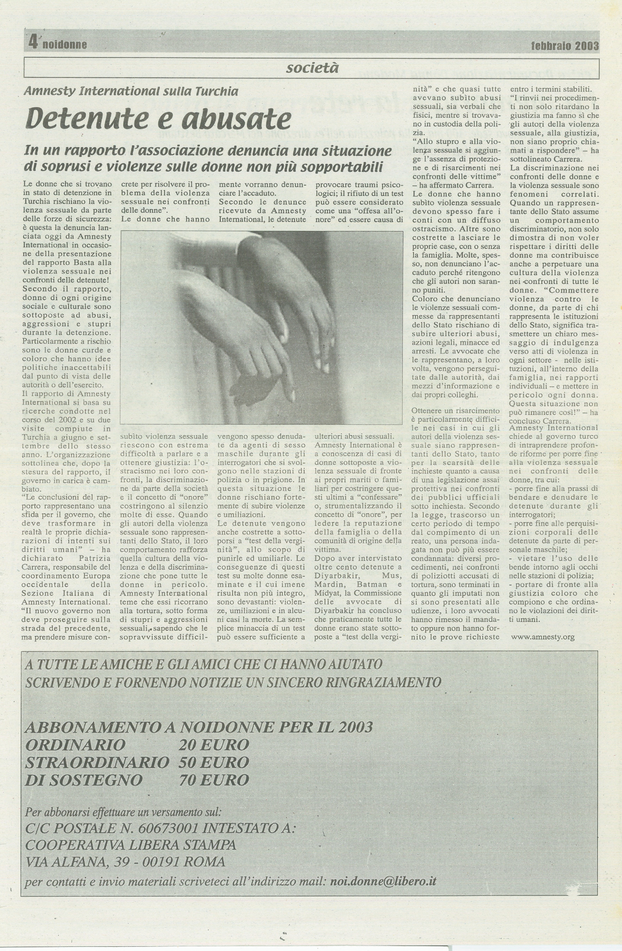 Foto: Indignazione civile unica via
