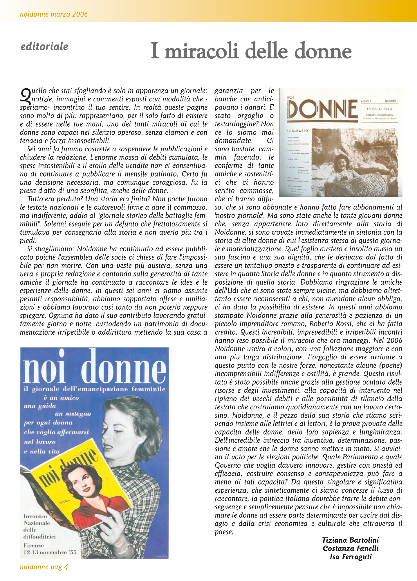 Foto: Libera di scegliere. Speciale 60 anni voto alle donne