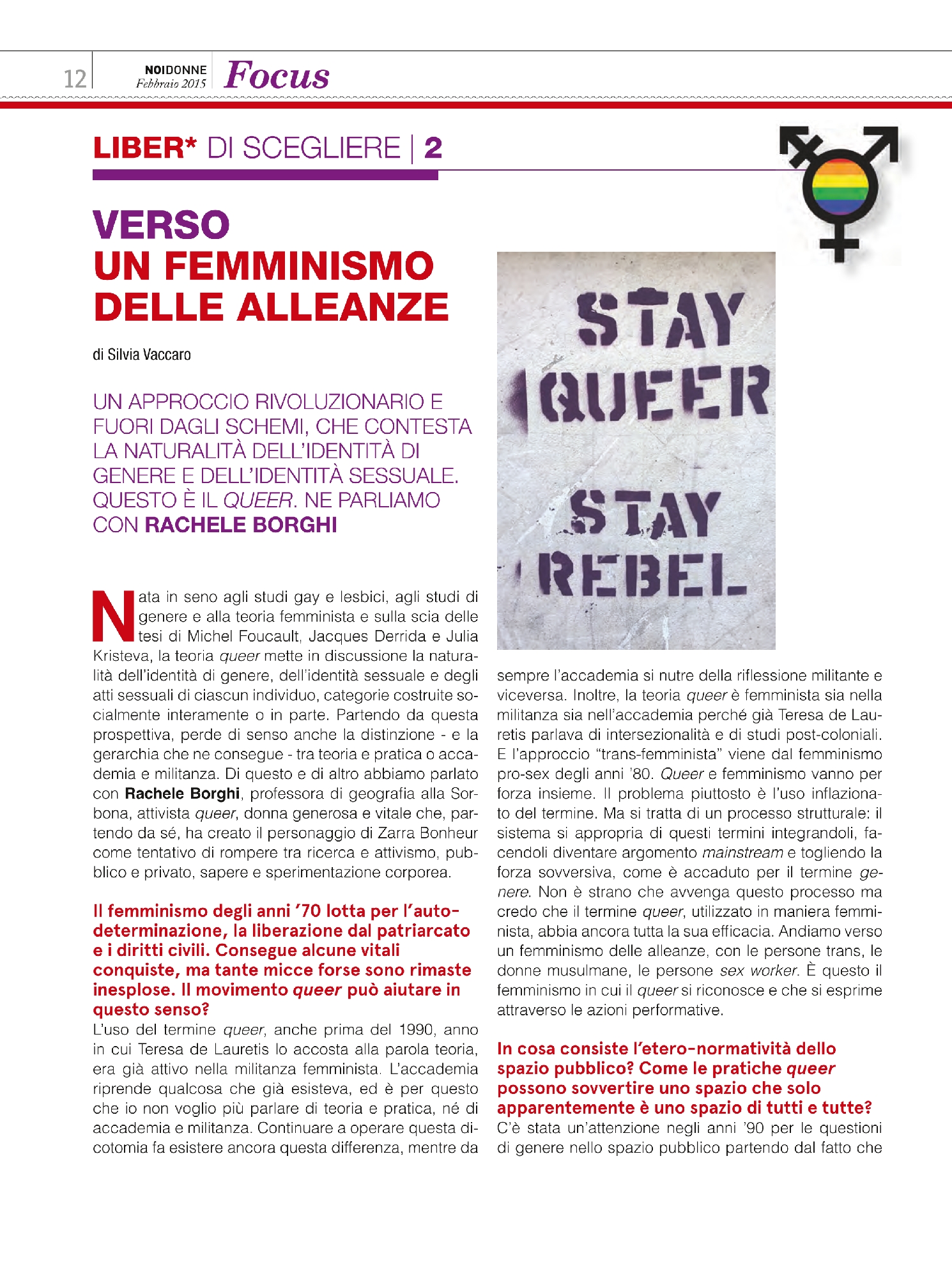Foto: Libere/i di scegliere: gay lesbo Lgbt - Speciale Rebibbia