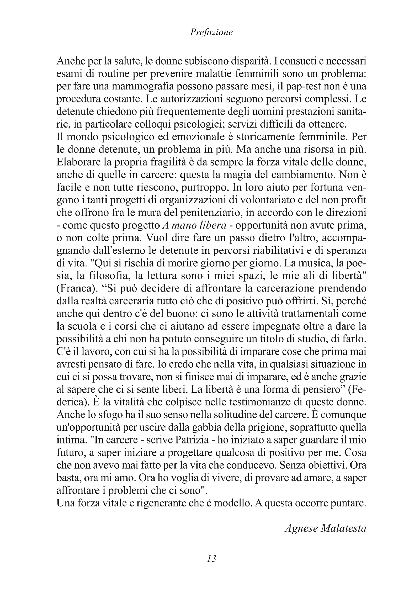 Foto: A MANO LIBERA (Progetto Rebibbia)