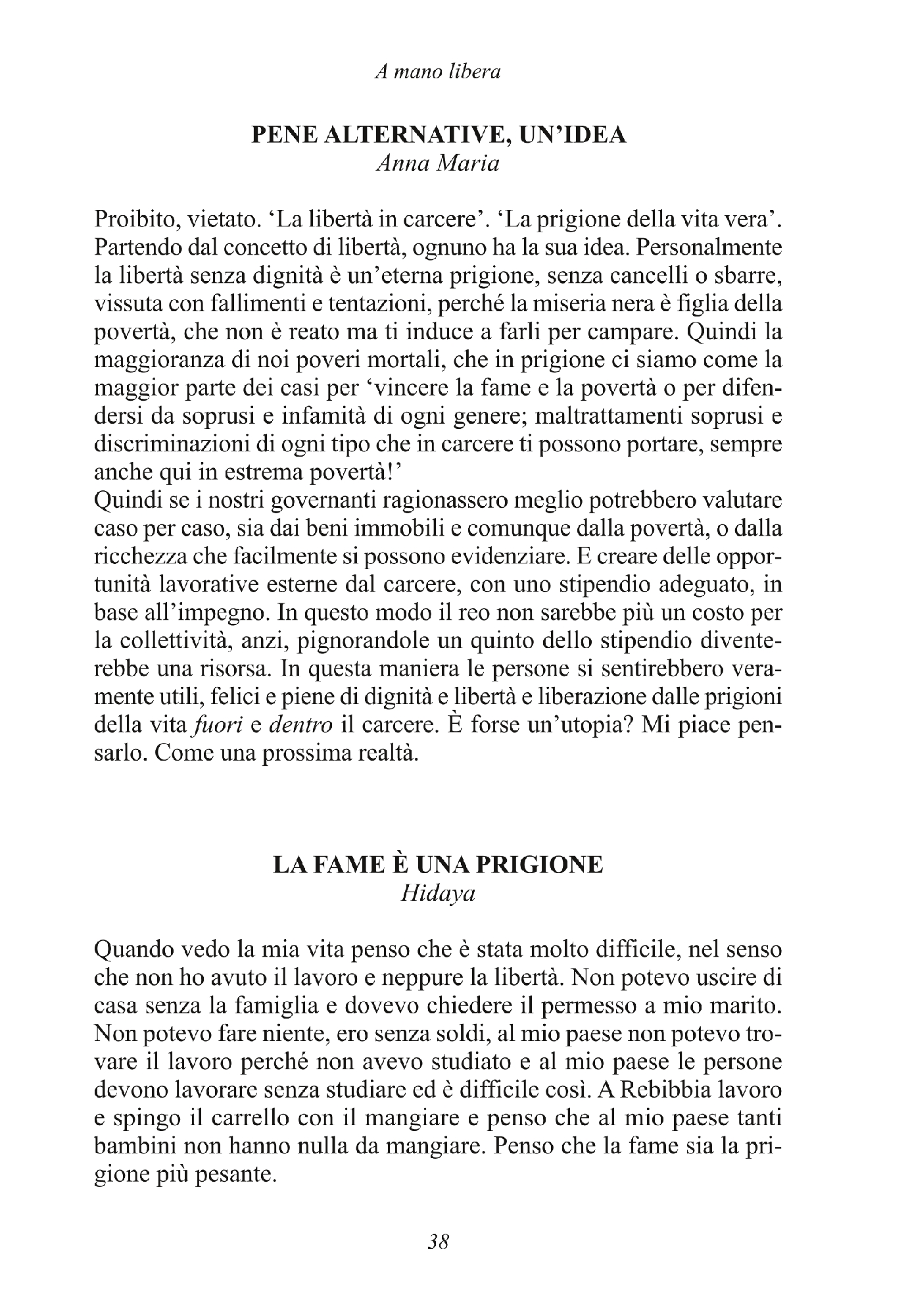 Foto: A MANO LIBERA (Progetto Rebibbia)