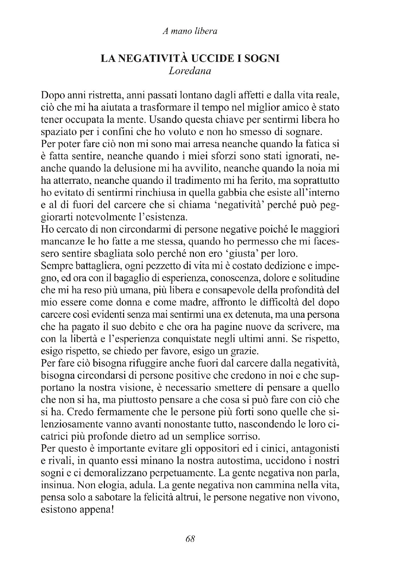 Foto: A MANO LIBERA (Progetto Rebibbia)