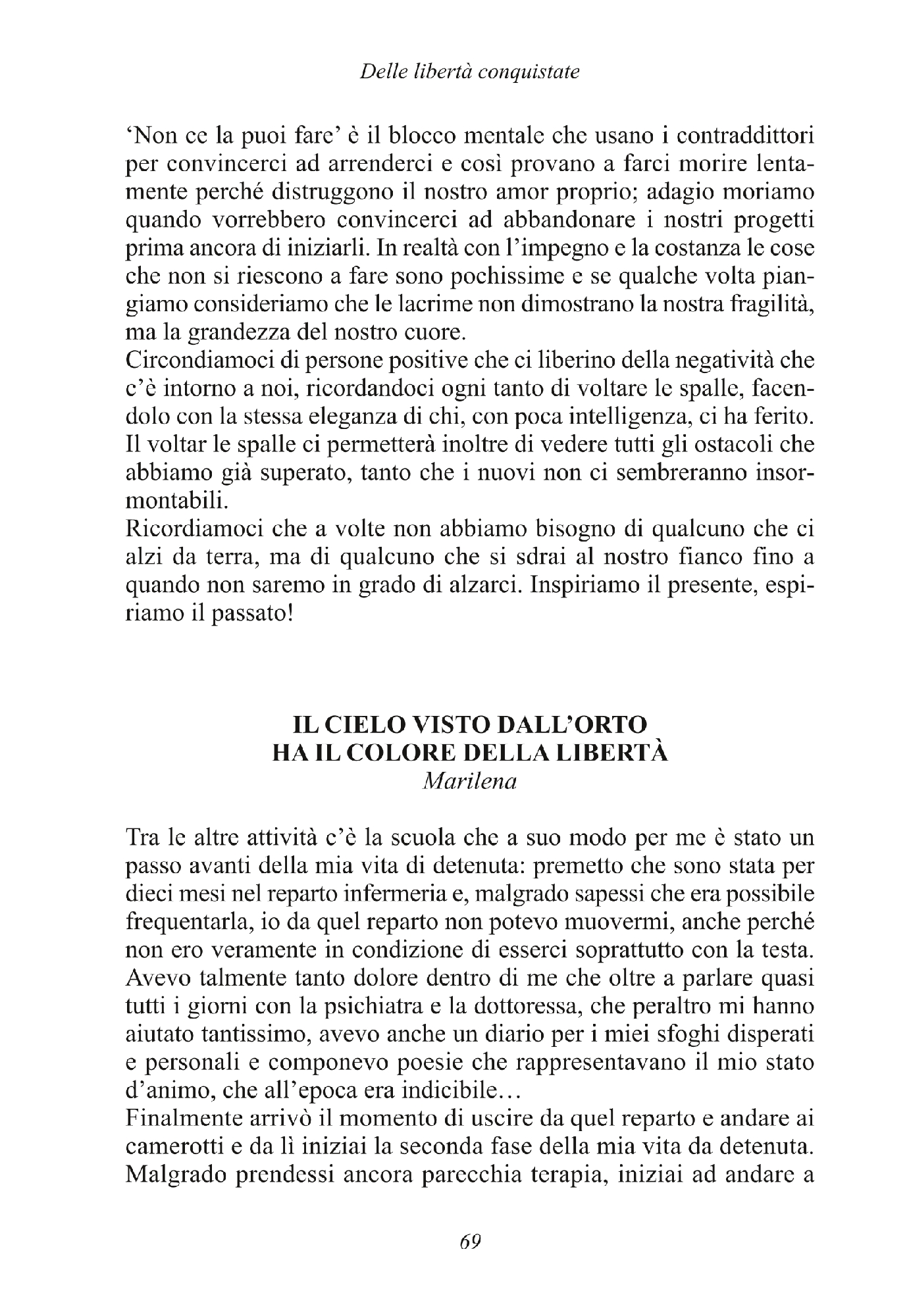 Foto: A MANO LIBERA (Progetto Rebibbia)