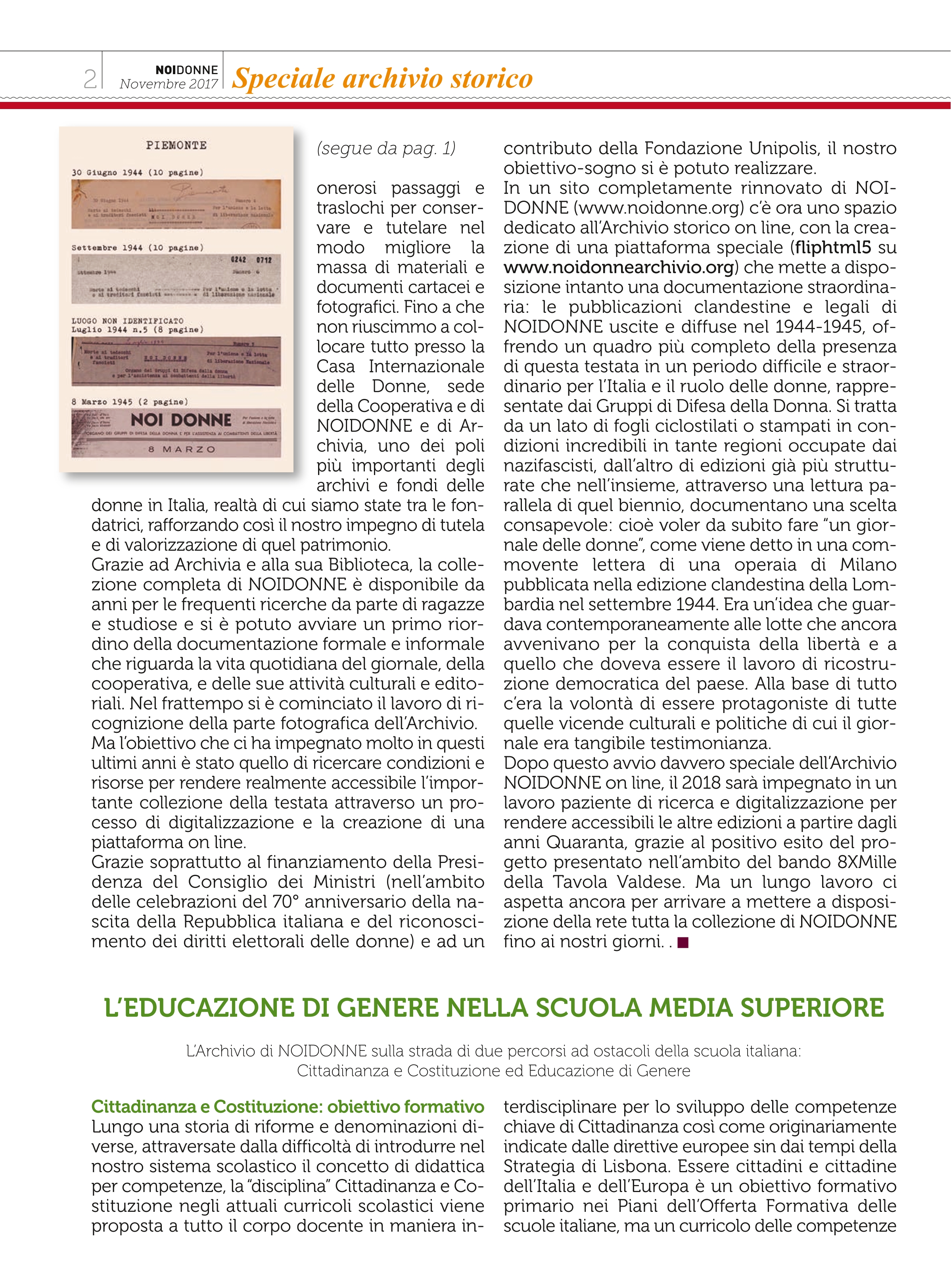 Foto: Nasce l'archivio storico